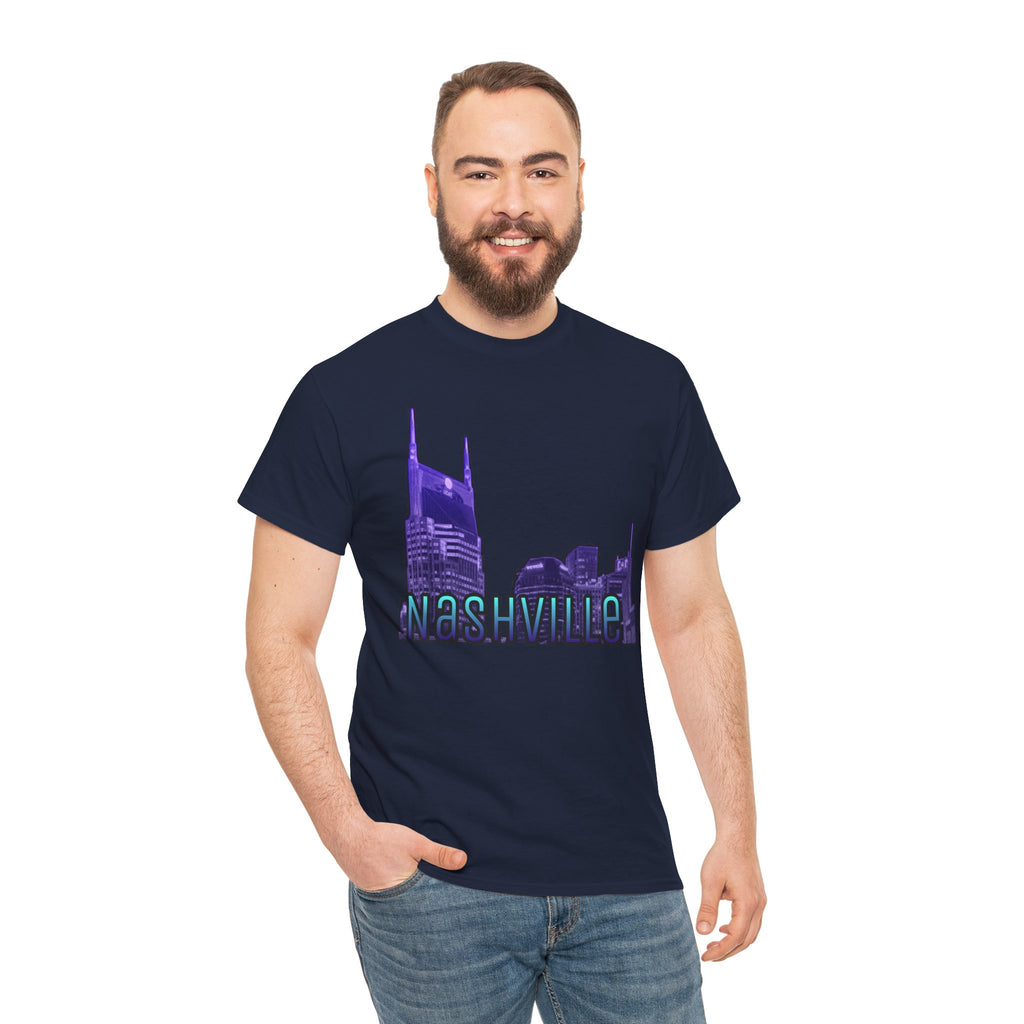 "Nashville Skyline" - Nashville Tennessee Graphic Tee