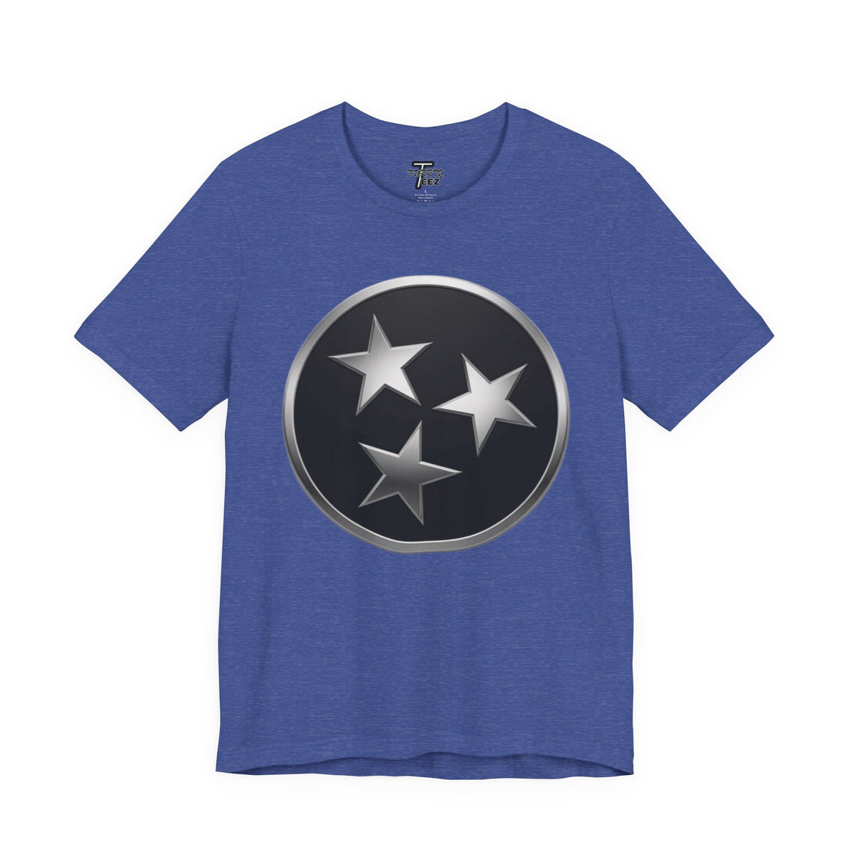 "Tennessee Pride" Metallic Black State Emblem Graphic Tee