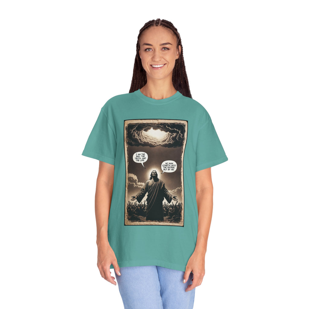 Jesus Comic Panel "I Am The Way" Graphic Tee