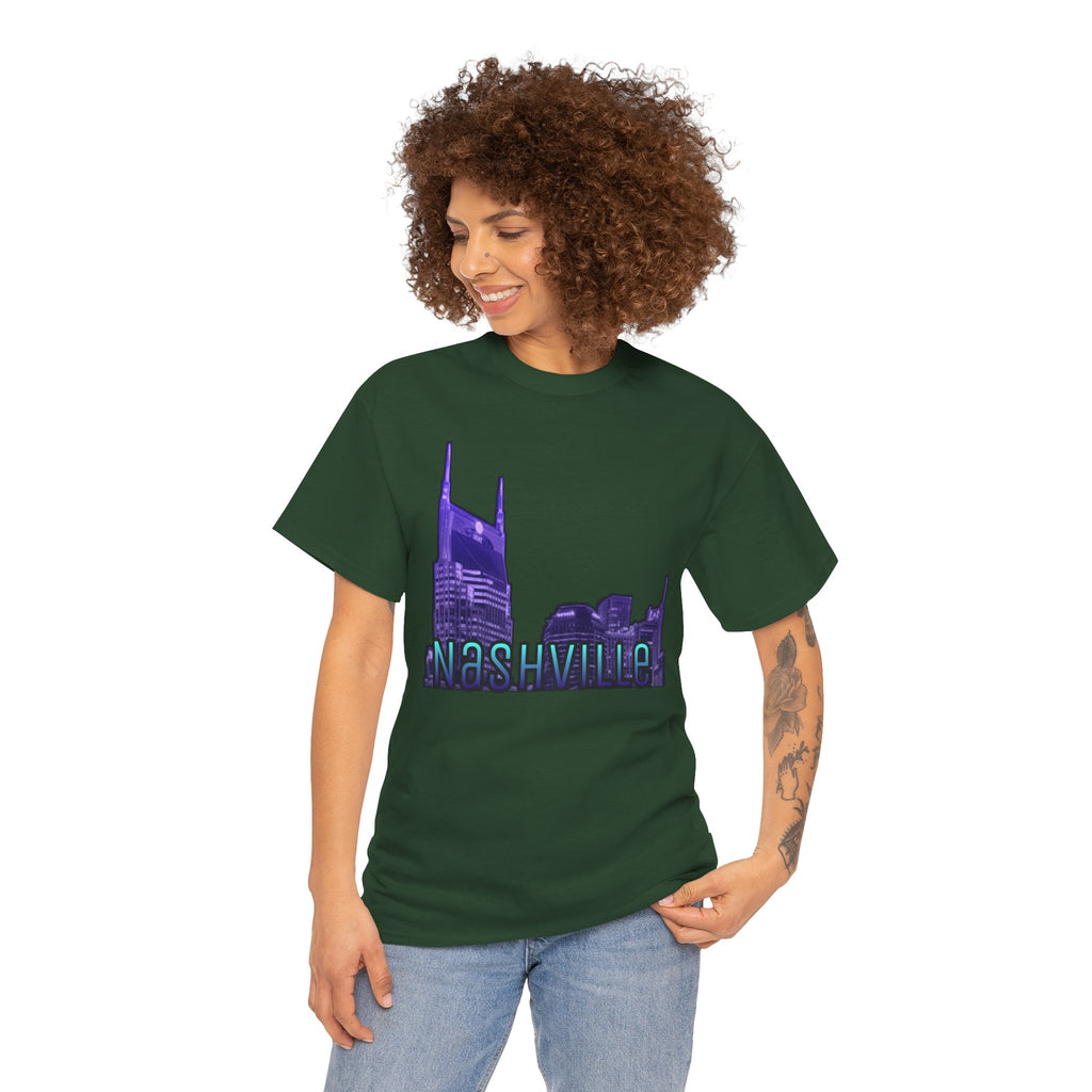 "Nashville Skyline" - Nashville Tennessee Graphic Tee