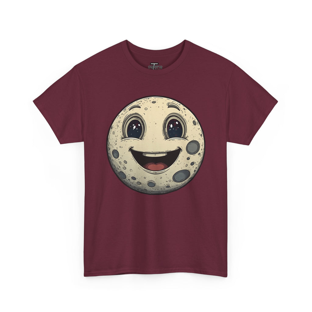 Happy Moonface T-Shirt — Cute Vintage Moon