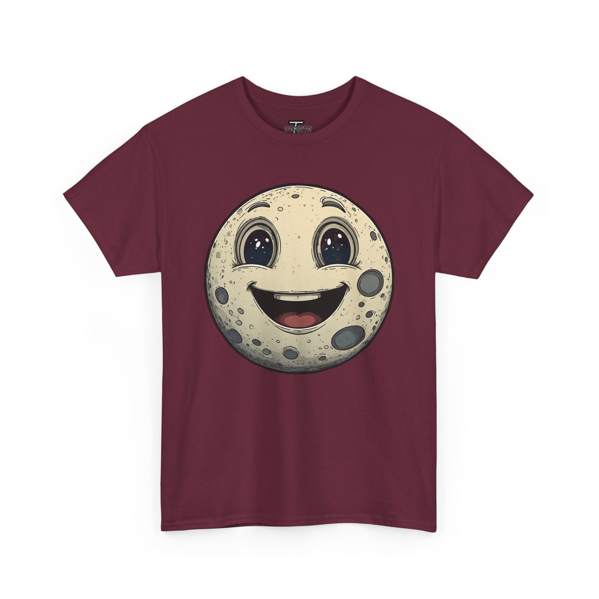 Happy Moonface T-Shirt — Cute Vintage Moon