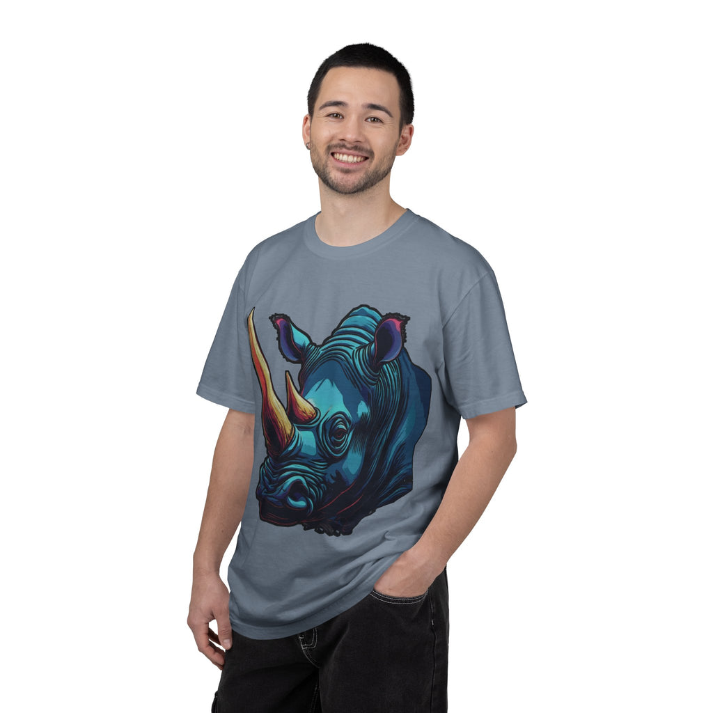 "Rhino Head" Graphic T-Shirt — Bold Animal