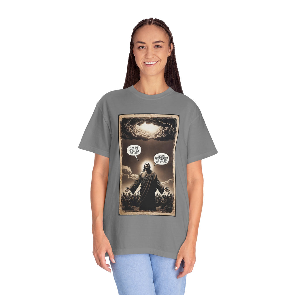 Jesus Comic Panel "I Am The Way" Graphic Tee