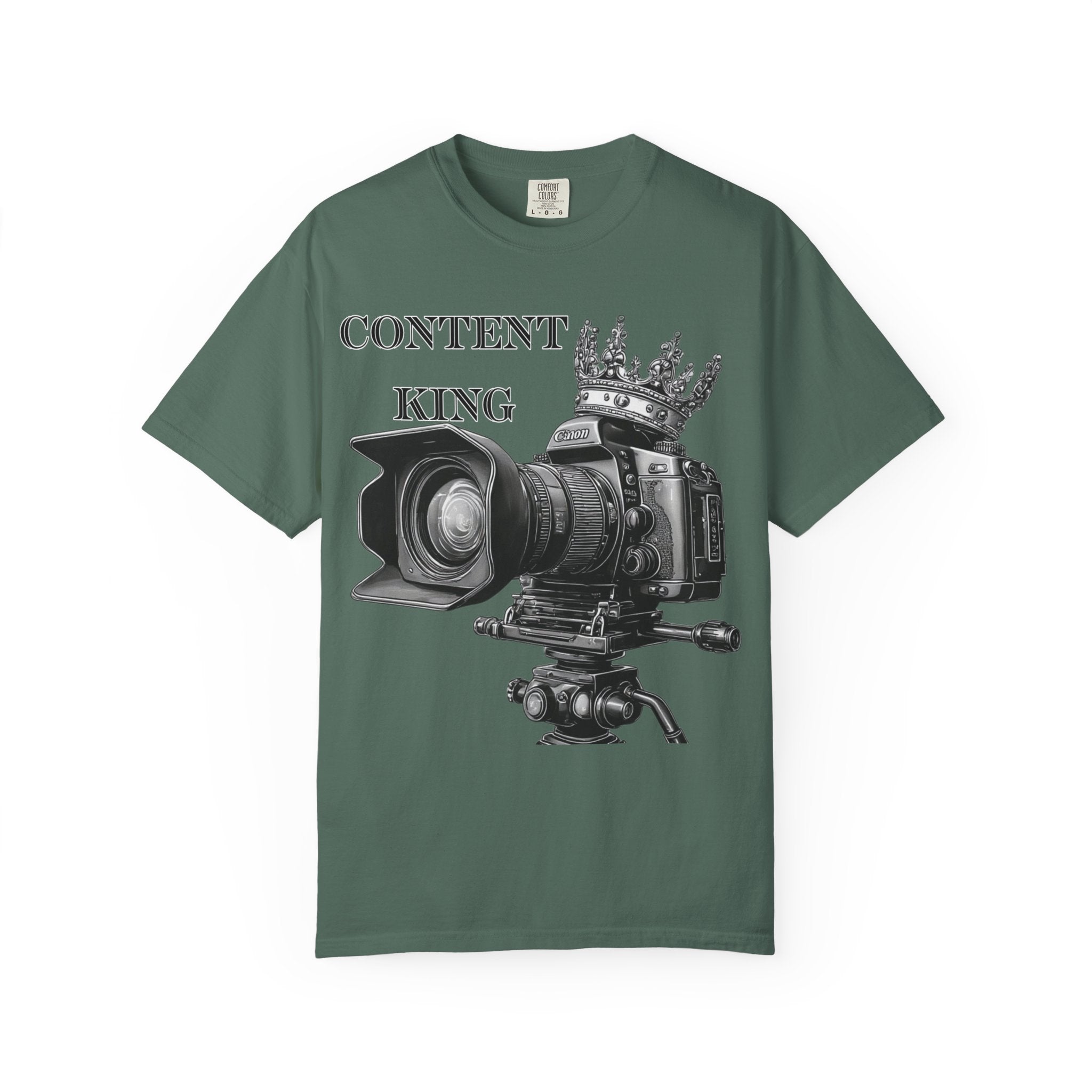 "Content King" Camera Graphic Tee