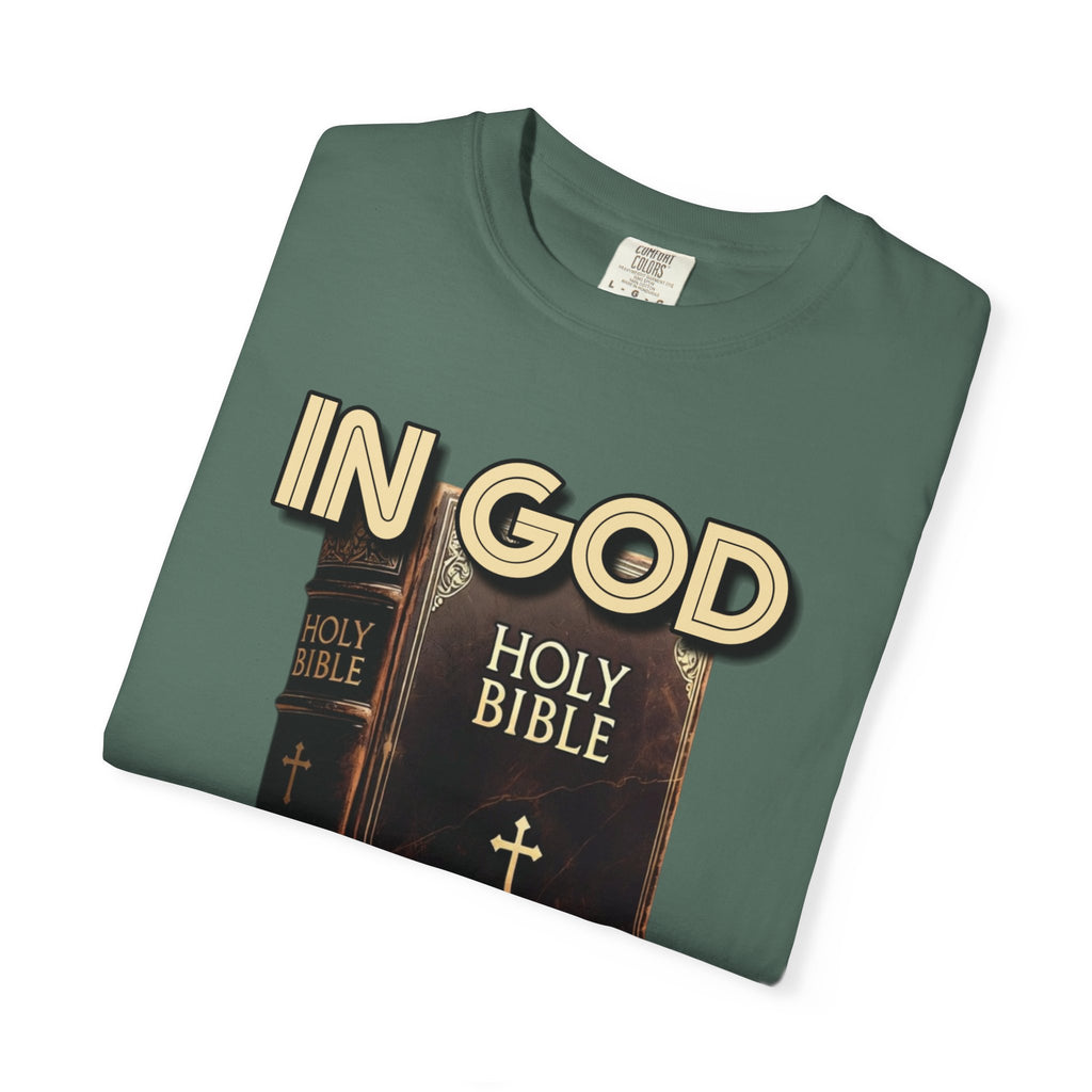 "In God We Trust" Faith Graphic Tee