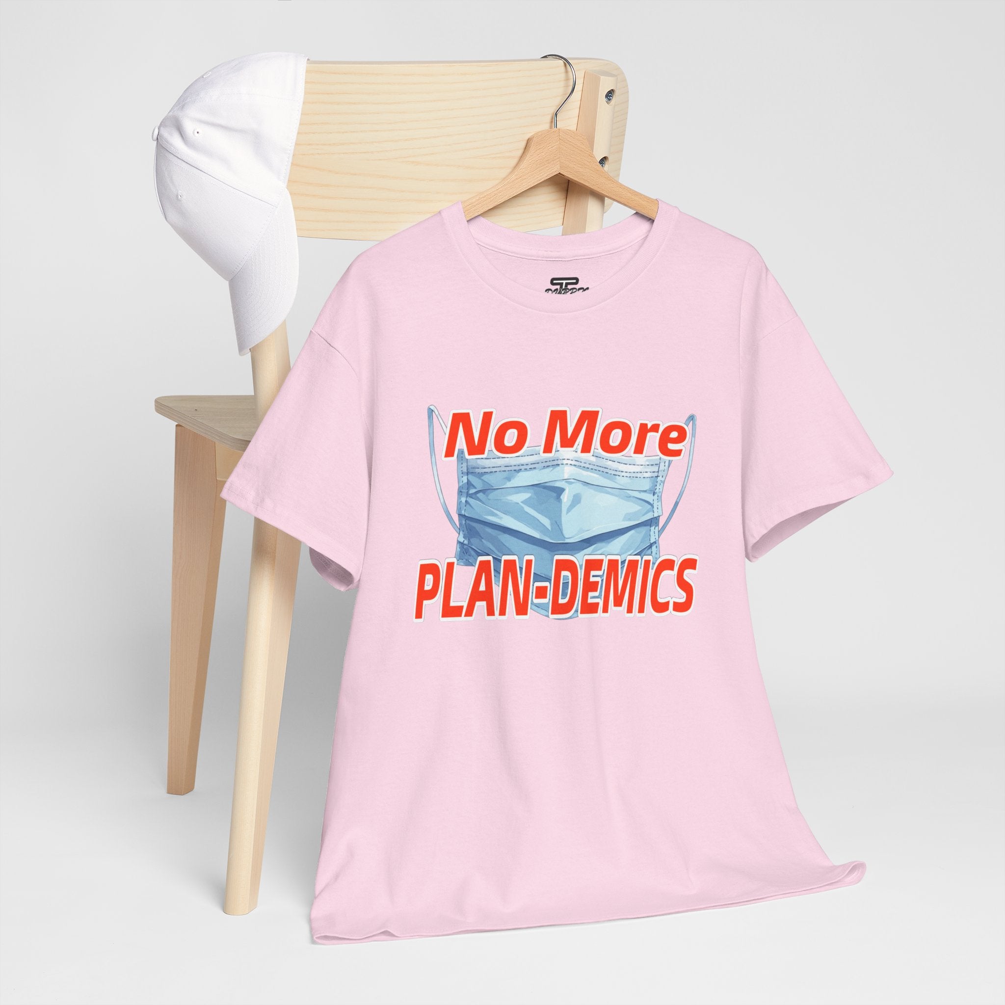 "No More PLAN-DEMICS" Mask Protest Graphic Tee