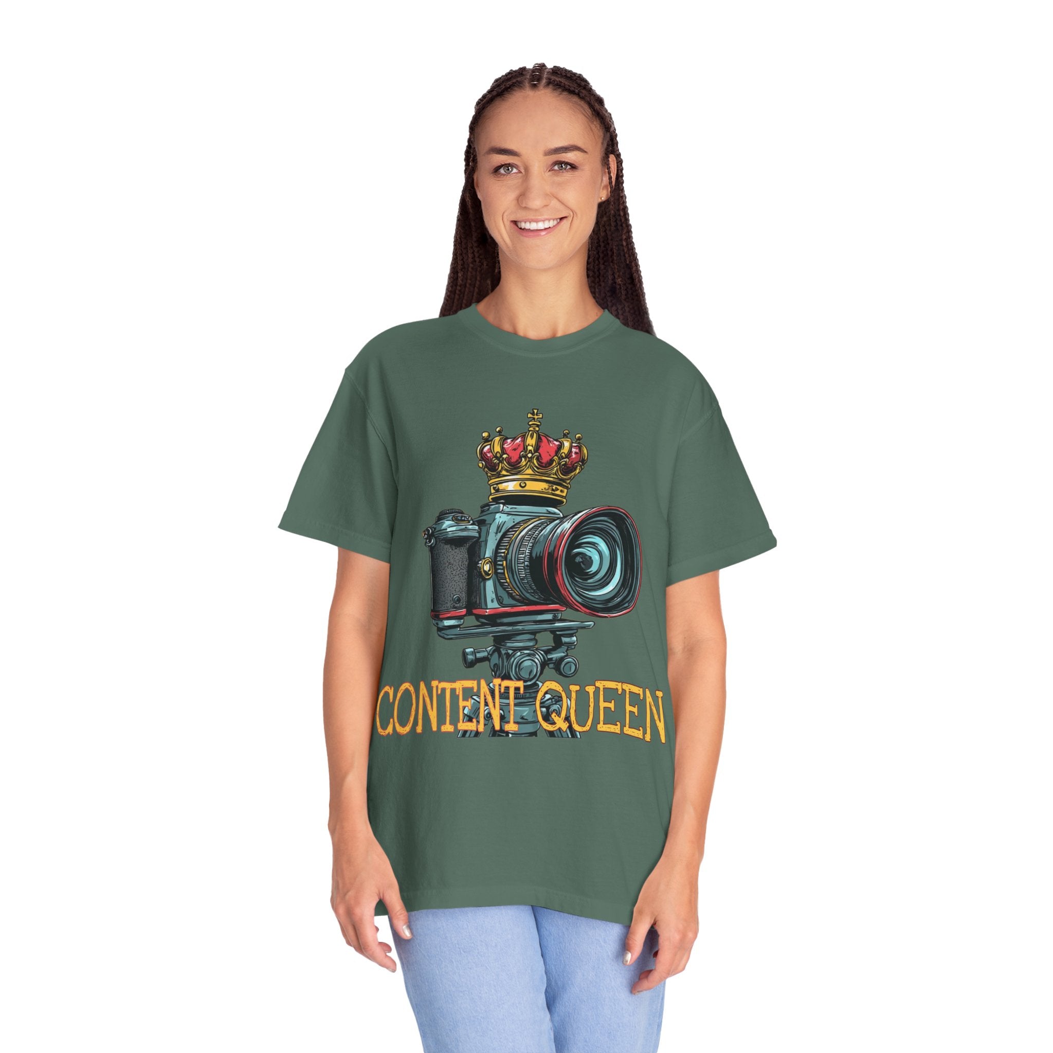 "Content Queen" Camera Graphic Tee