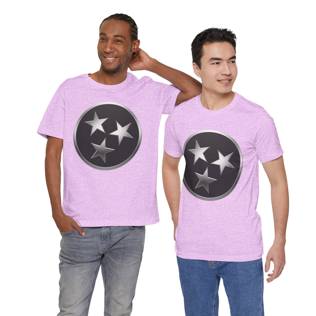 "Tennessee Pride" Metallic Black State Emblem Graphic Tee