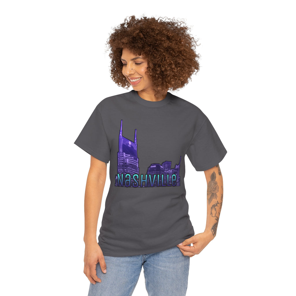 "Nashville Skyline" - Nashville Tennessee Graphic Tee