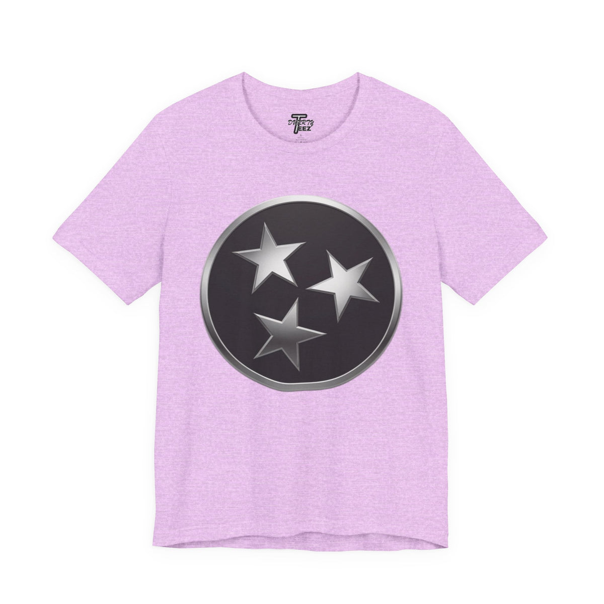 "Tennessee Pride" Metallic Black State Emblem Graphic Tee