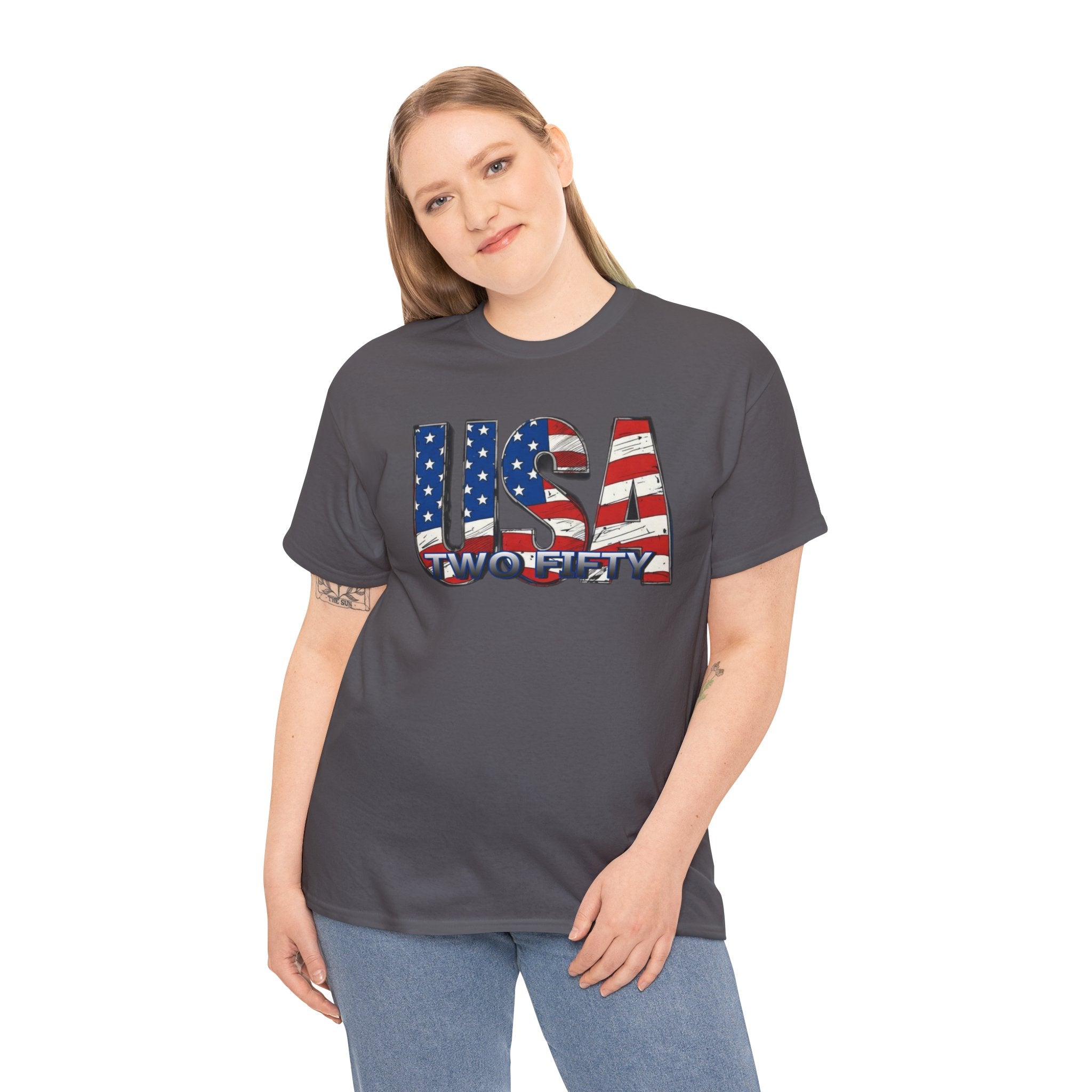 "USA Two Fifty" – 250 Years Patriotic America Graphic Tee