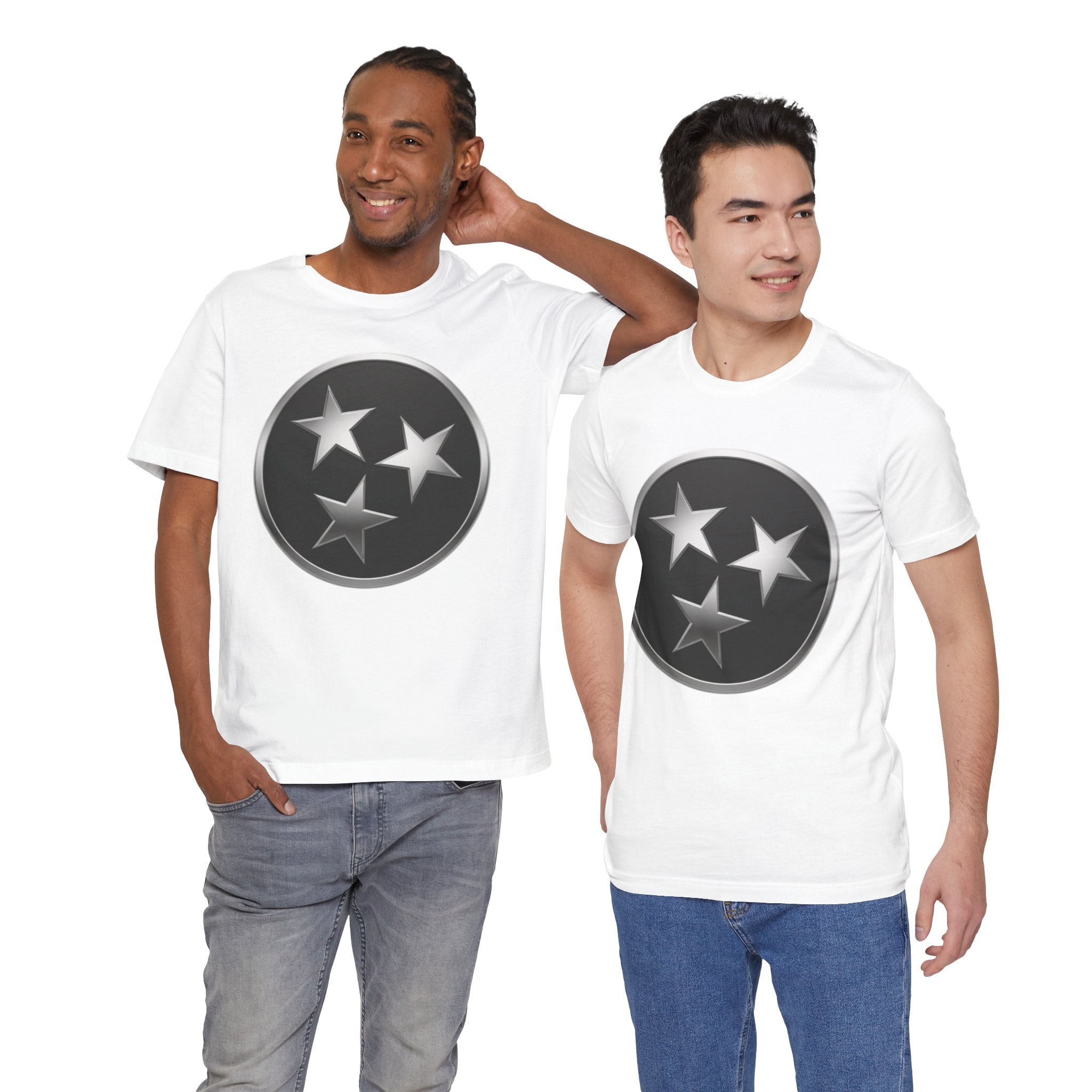 "Tennessee Pride" Metallic Black State Emblem Graphic Tee