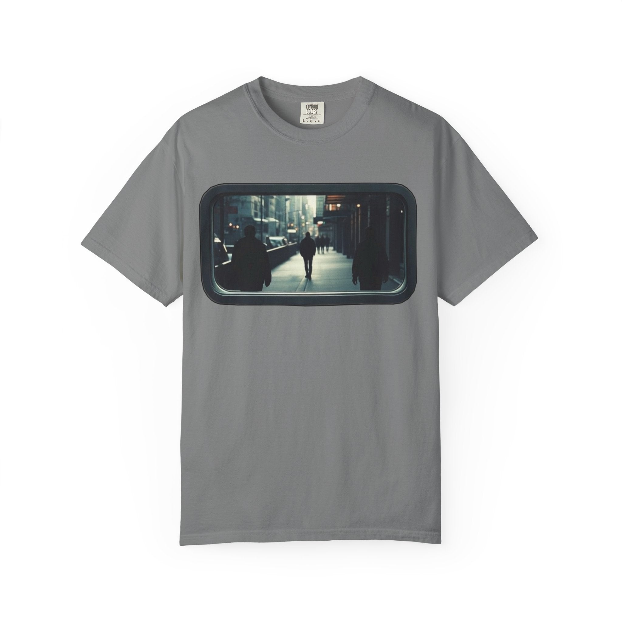 "Outside My Window" Urban Night Commuter Graphic Tee
