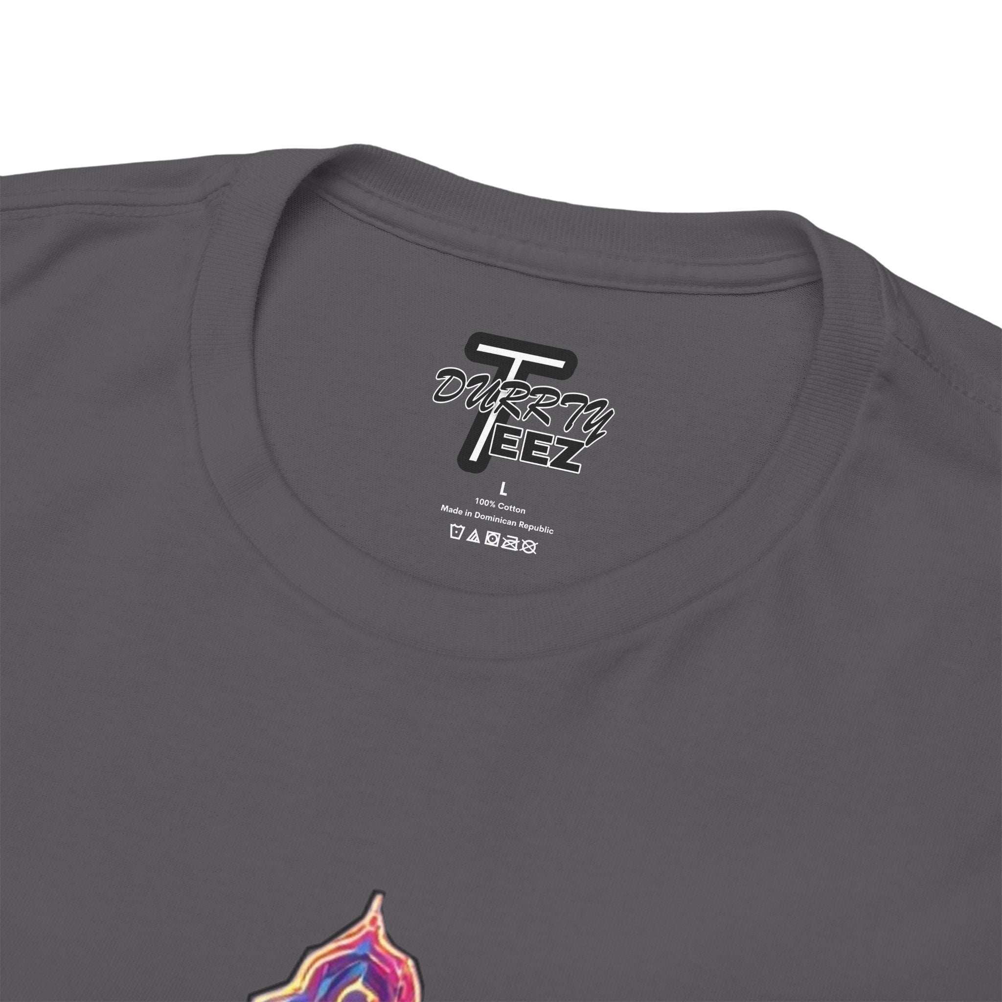 "Self Sacrifice" Neon Christian Cross Graphic Tee