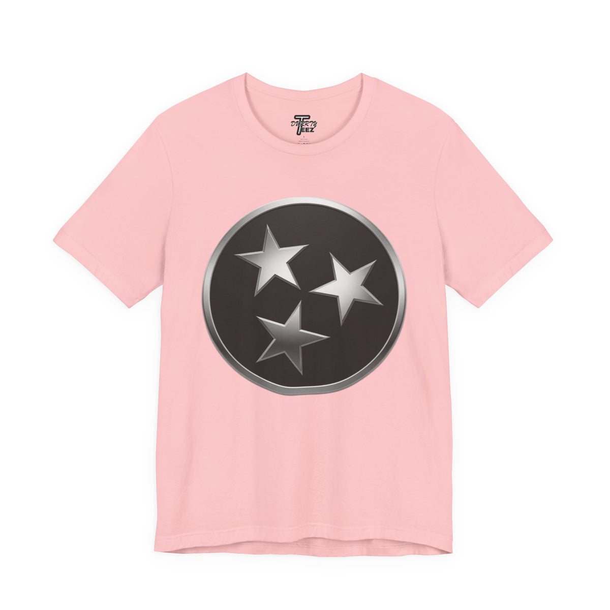 "Tennessee Pride" Metallic Black State Emblem Graphic Tee