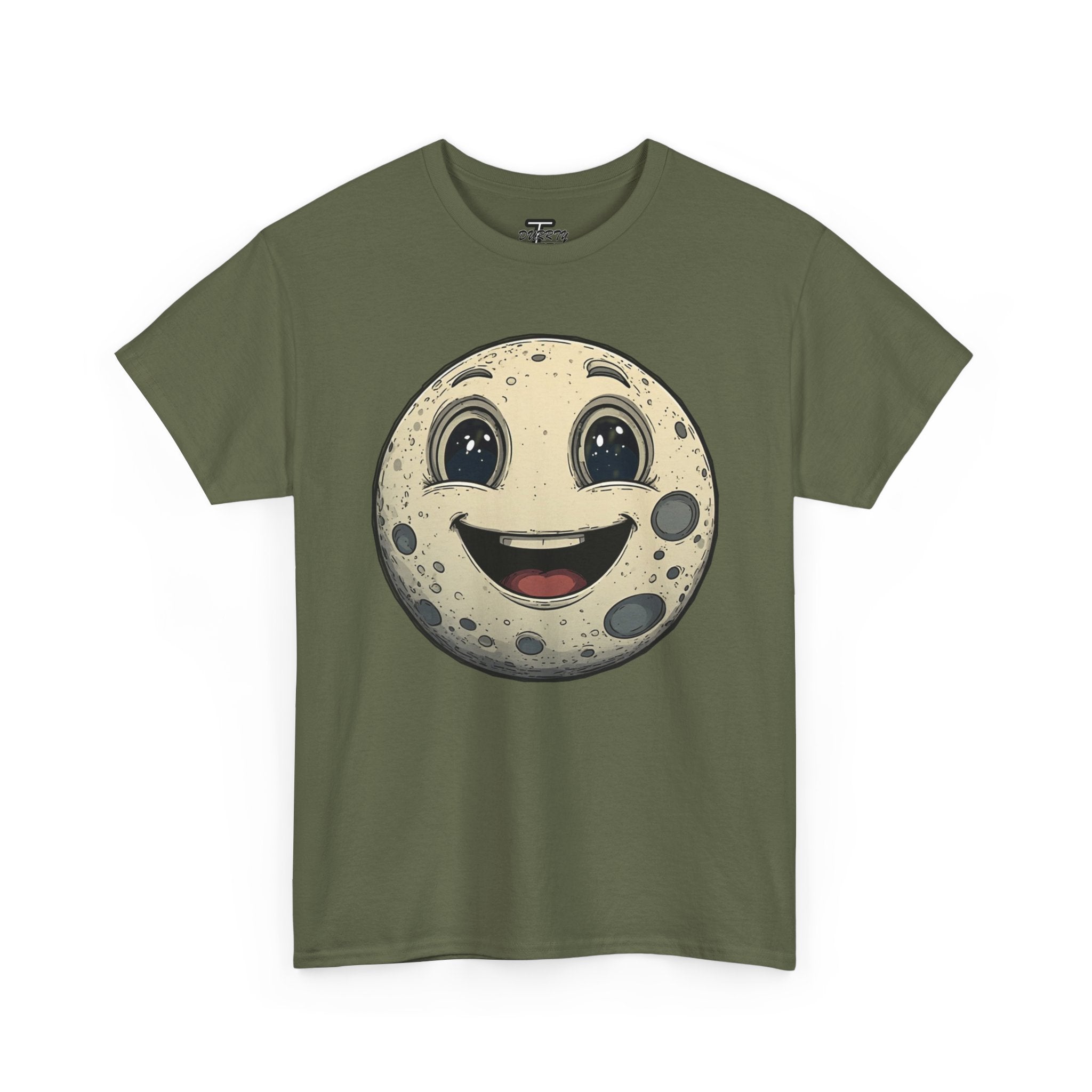 Happy Moonface T-Shirt — Cute Vintage Moon