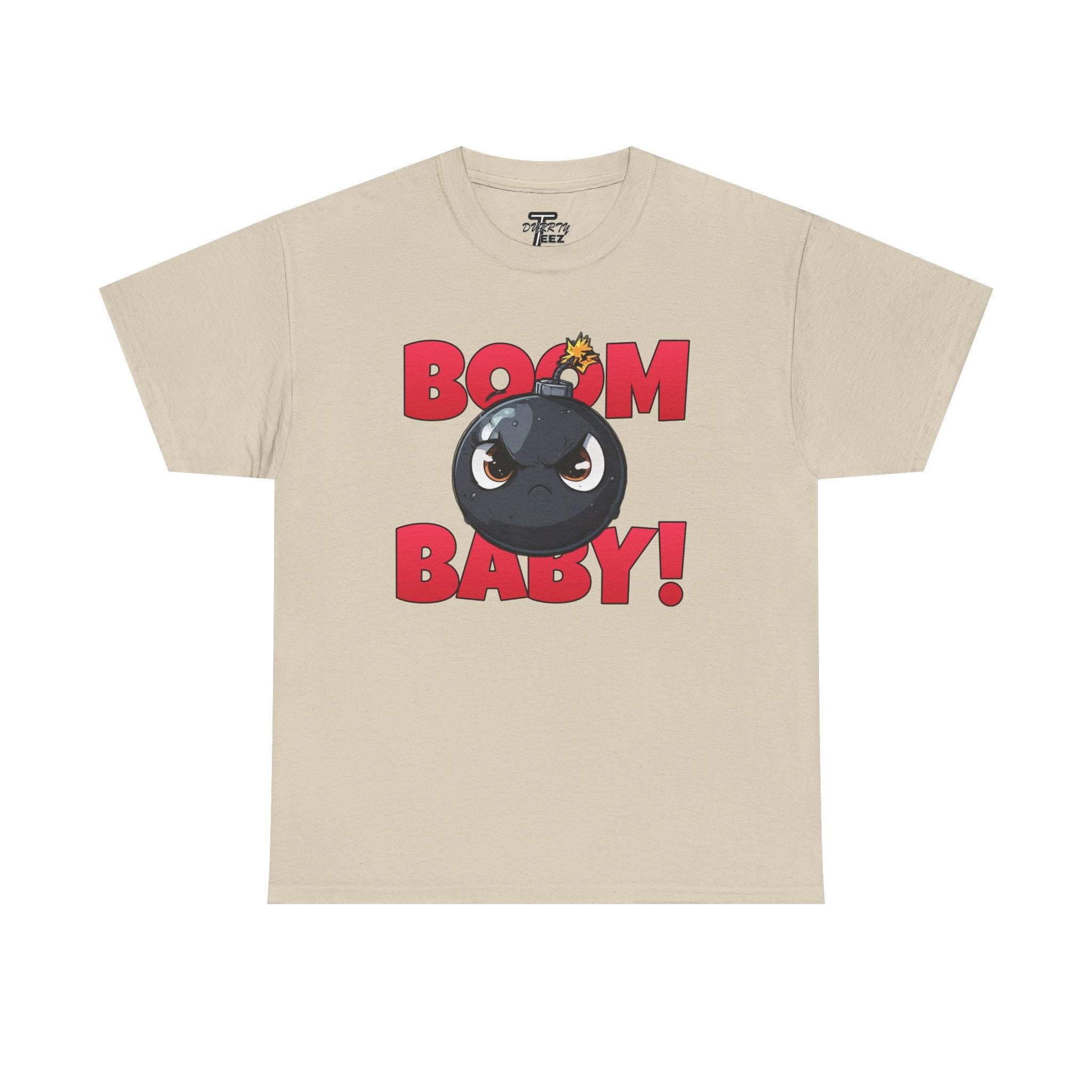 "Boom Baby!" Retro Cartoon Bomb Graphic Tee