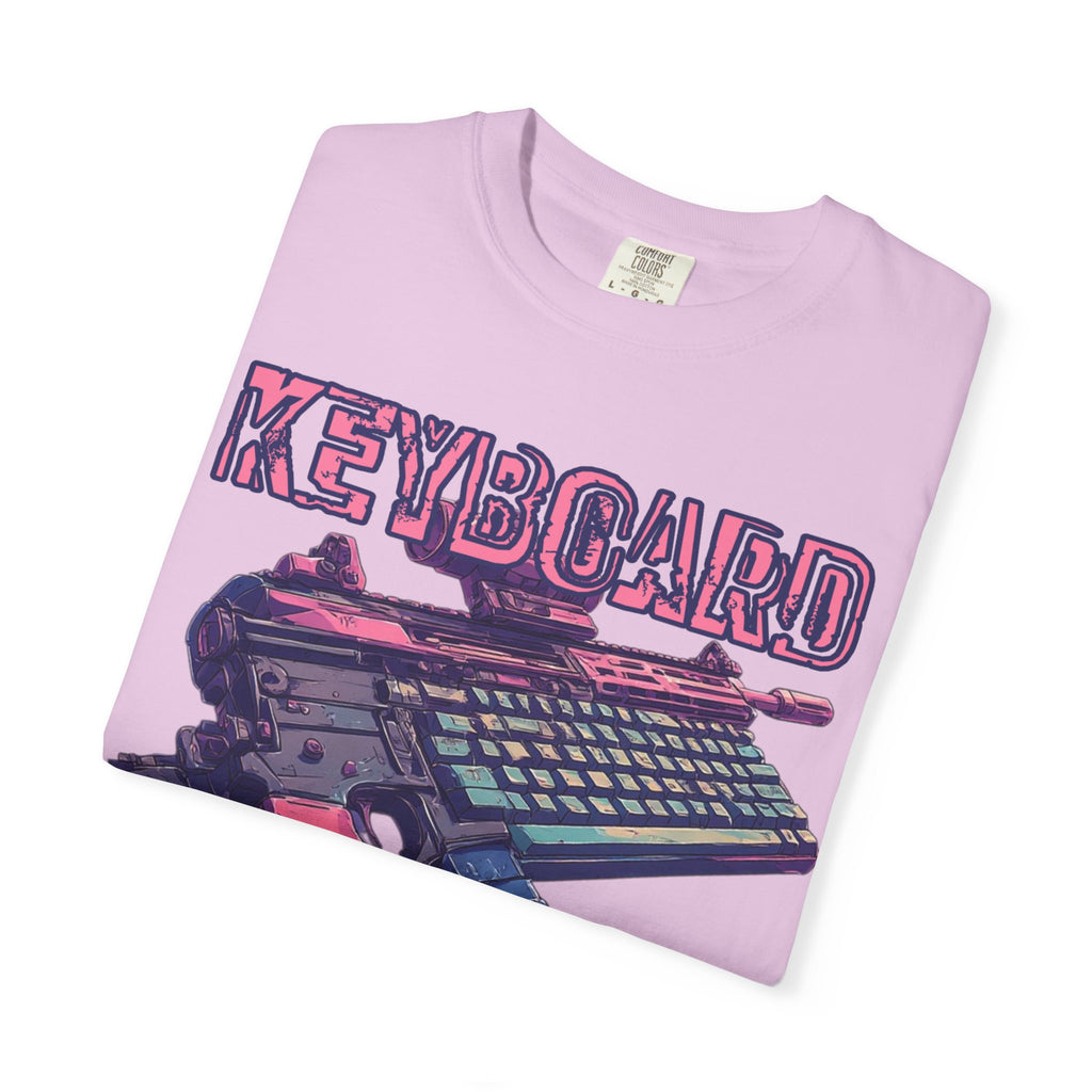 "Keyboard Warrior" Pink Graphic Tee