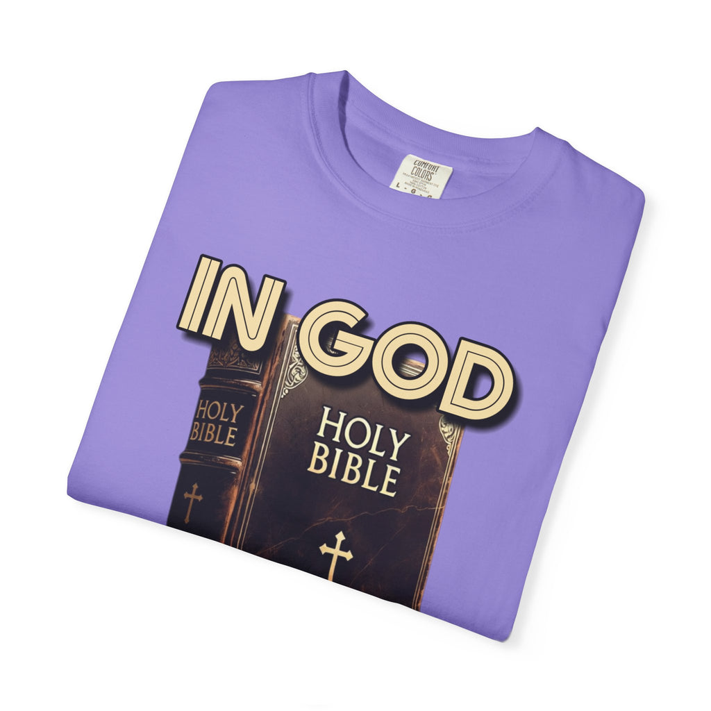 "In God We Trust" Faith Graphic Tee