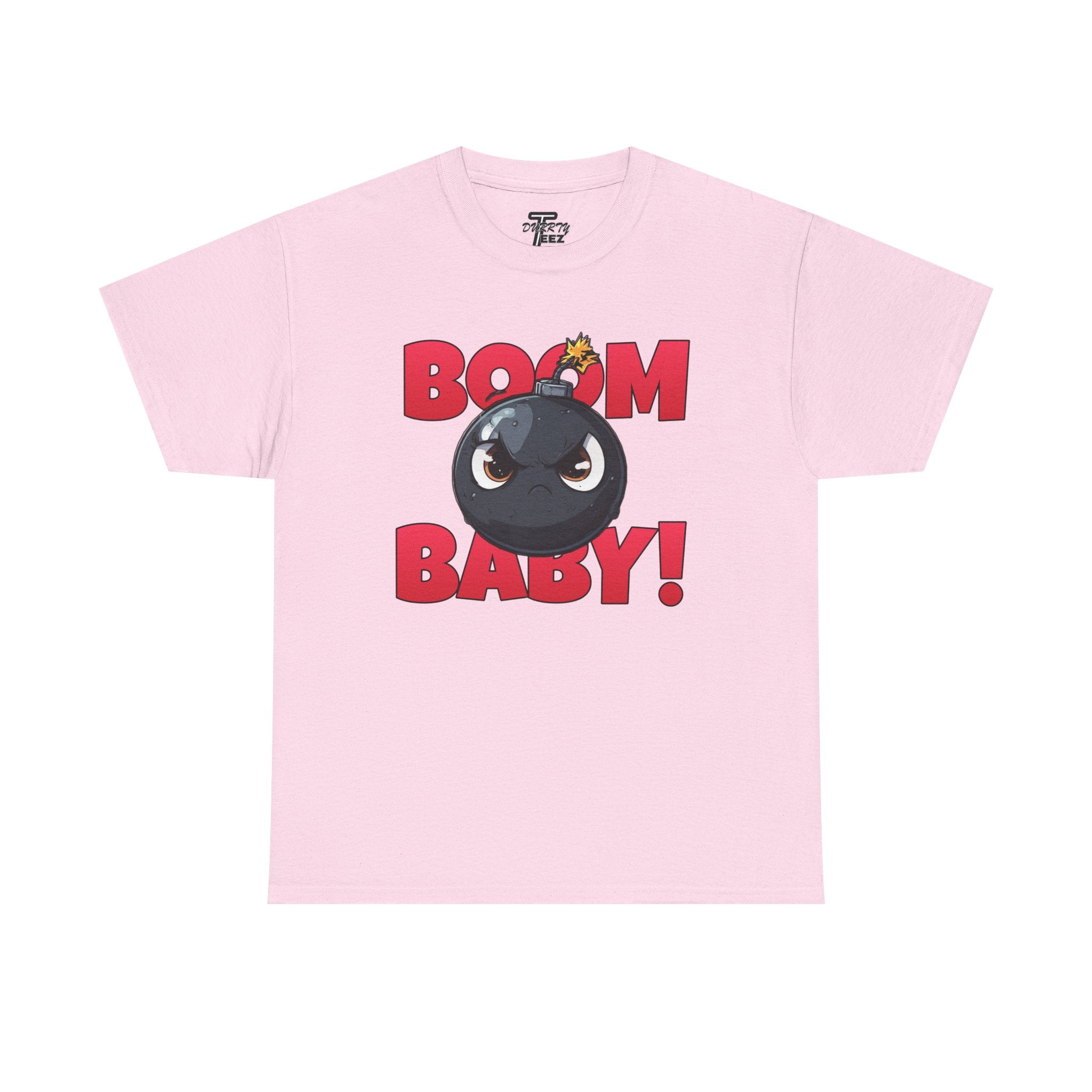 "Boom Baby!" Retro Cartoon Bomb Graphic Tee