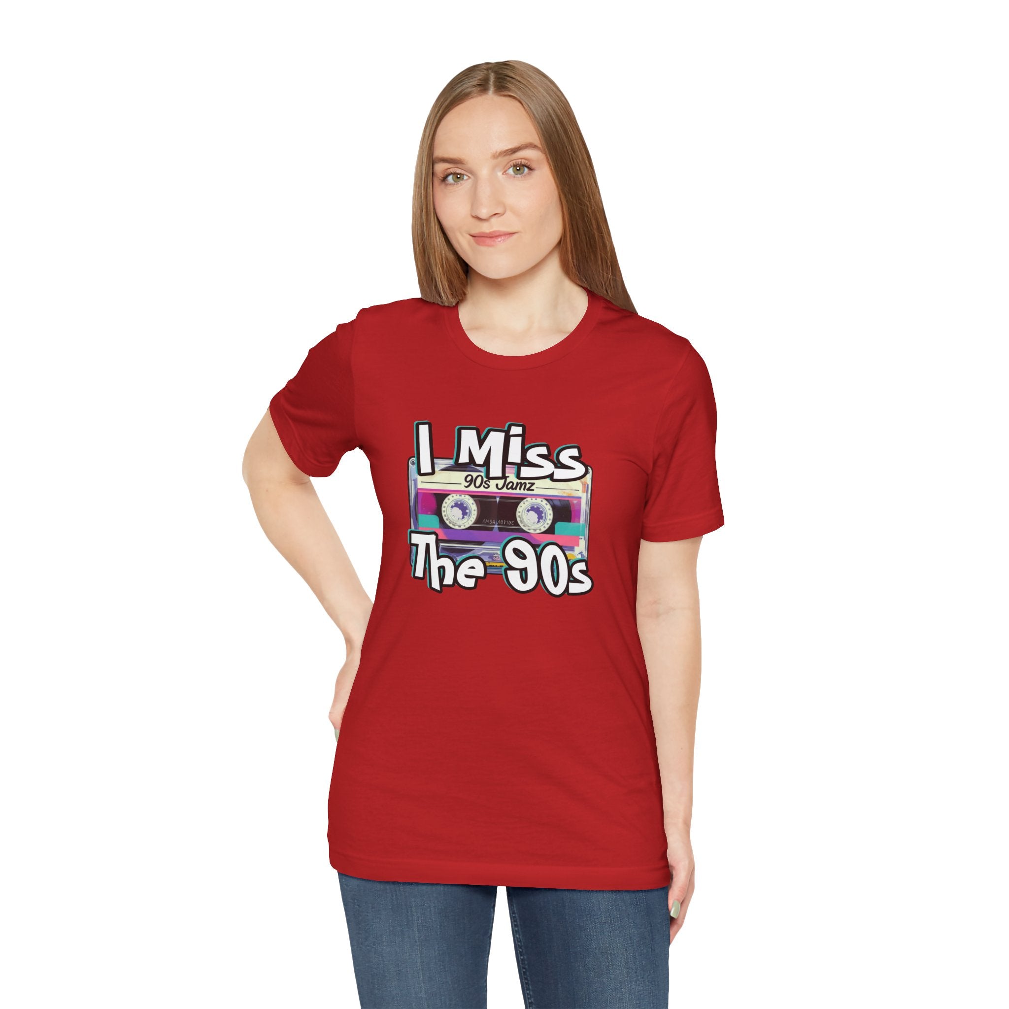 "I Miss The 90s" Retro Cassette Nostalgia Graphic Tee