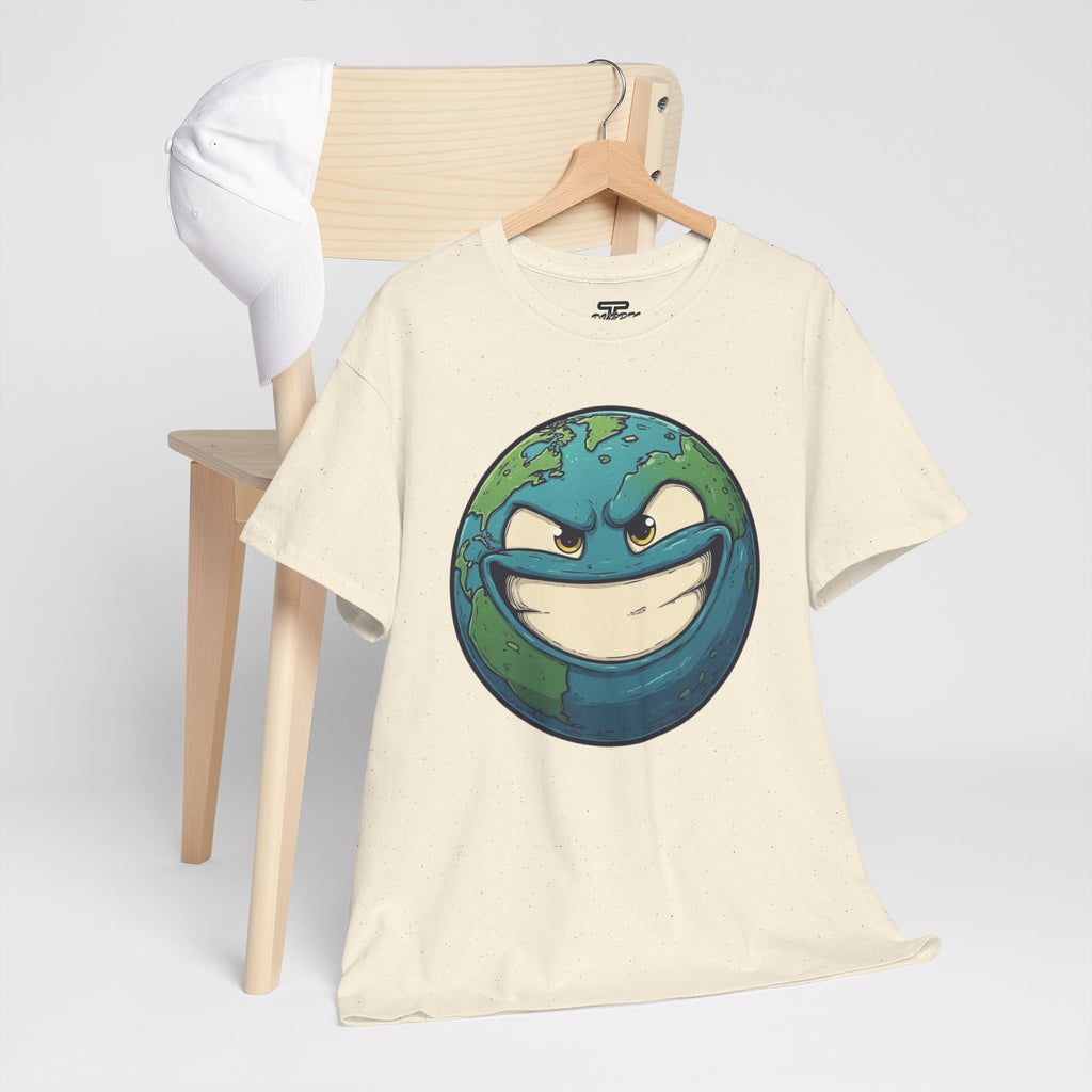 "Smirking Earth" Graphic Tee