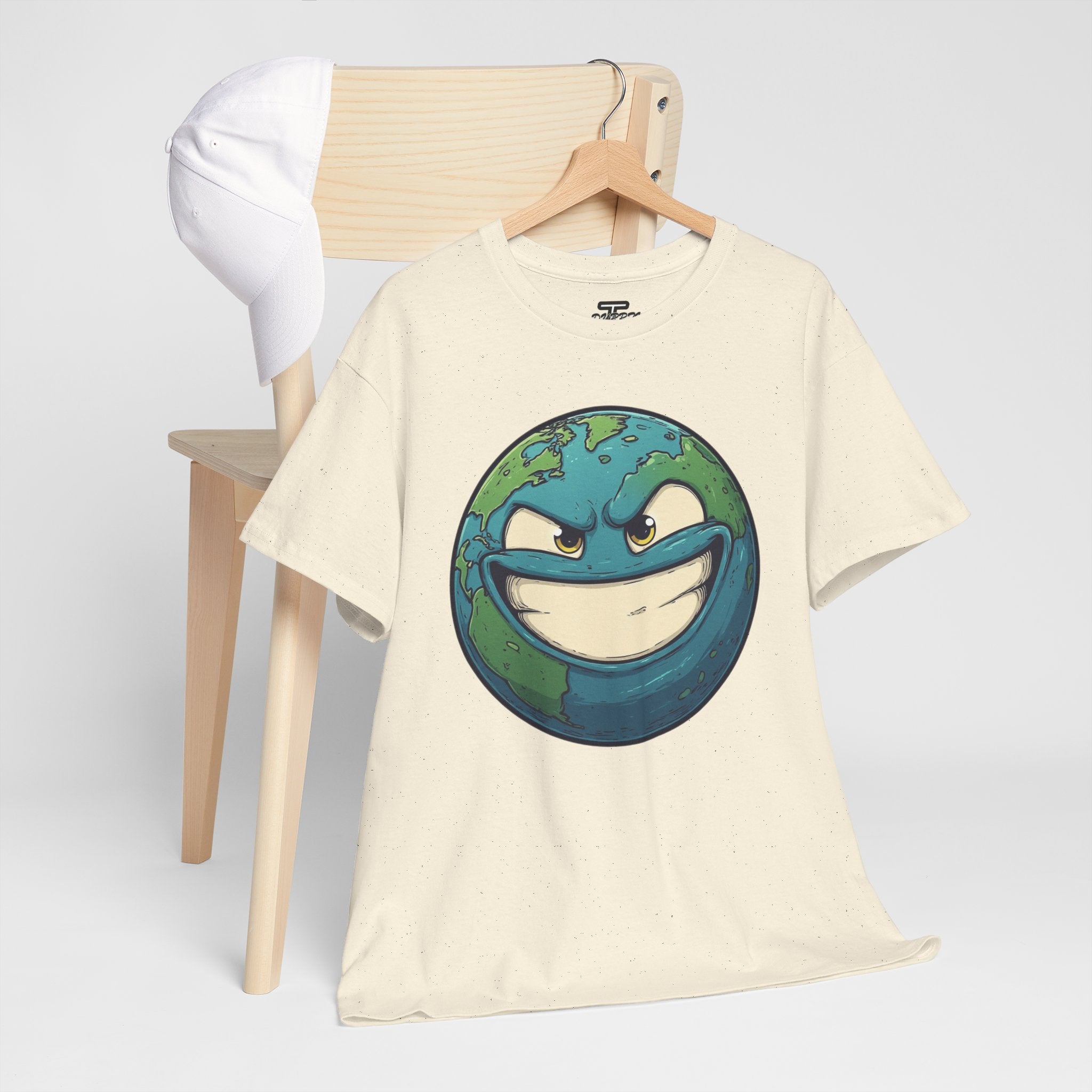 "Smirking Earth" Graphic Tee