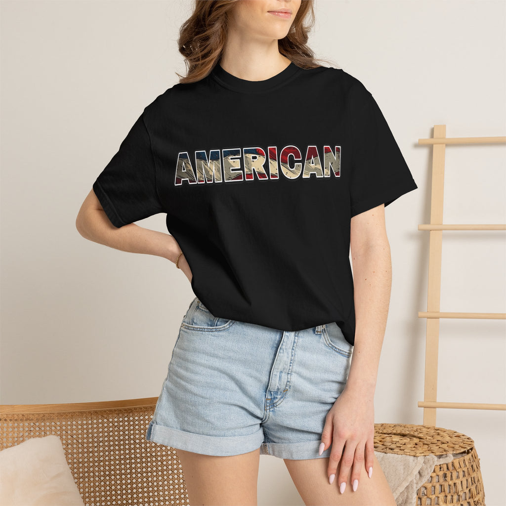 'AMERICAN' Patriotic Graphic Tee