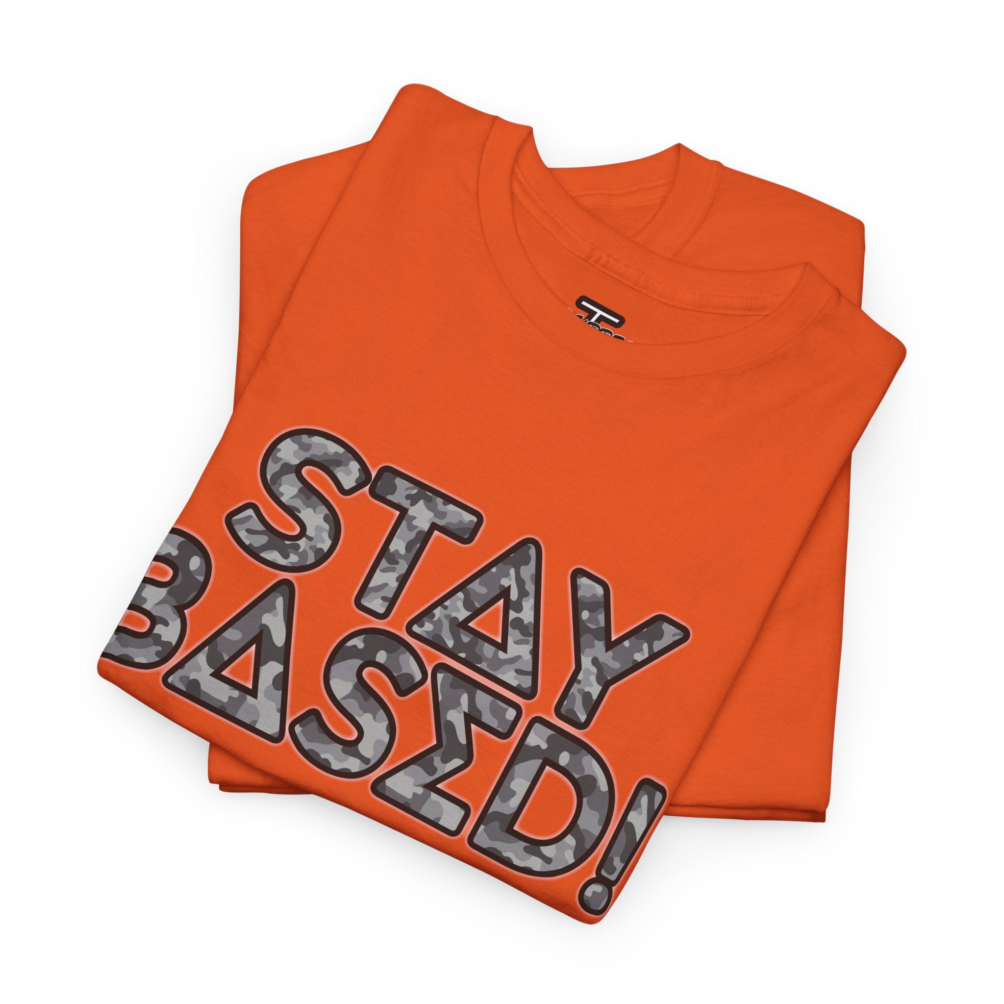 "Stay Based!" Urban Camo Graphic Tee