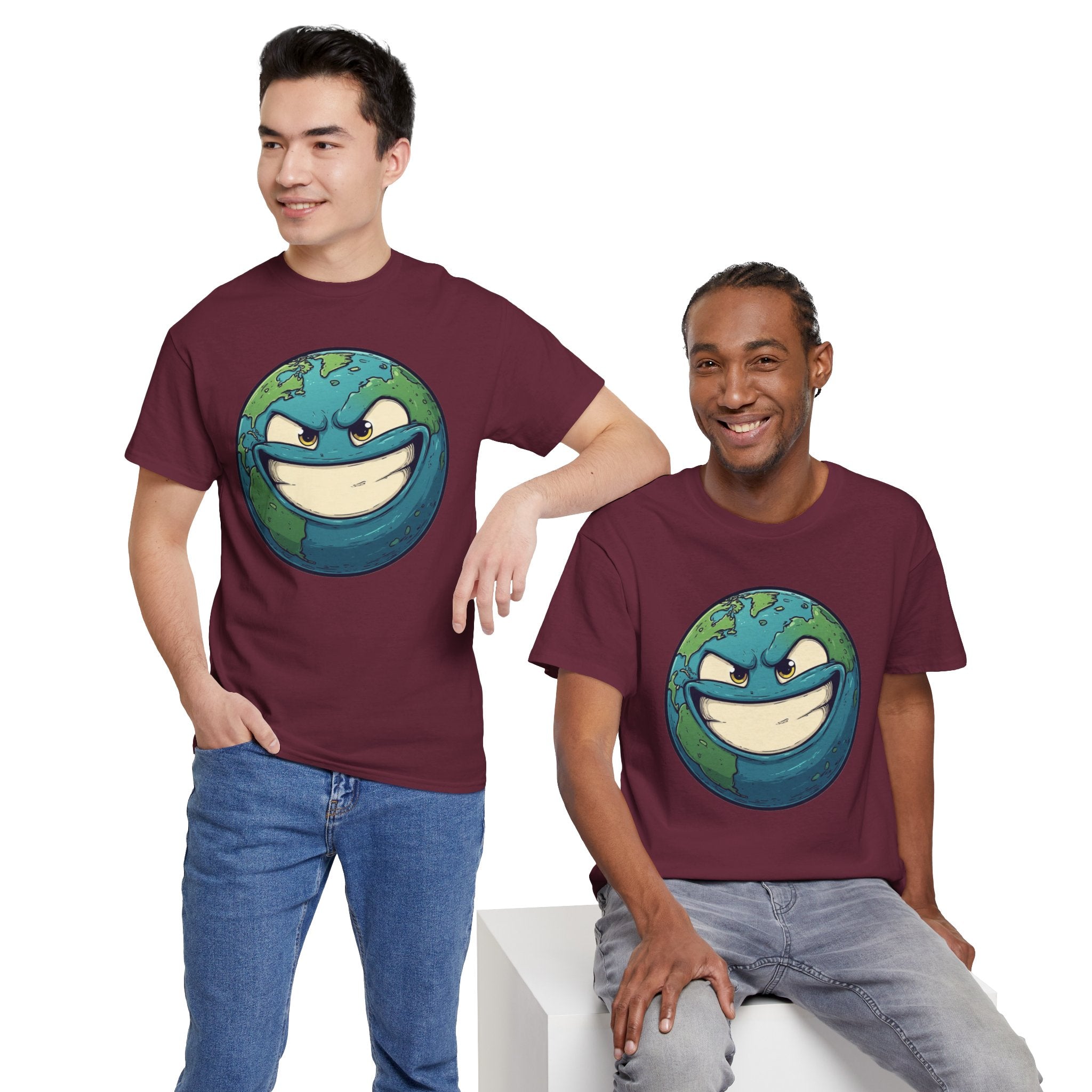 "Smirking Earth" Graphic Tee
