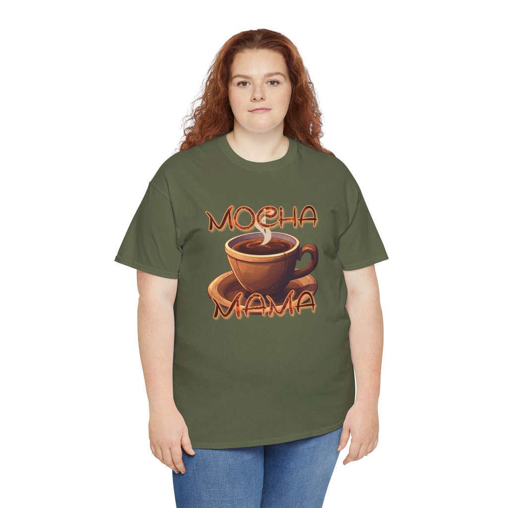"Mocha Mama" — Coffee Lover Graphic Tee
