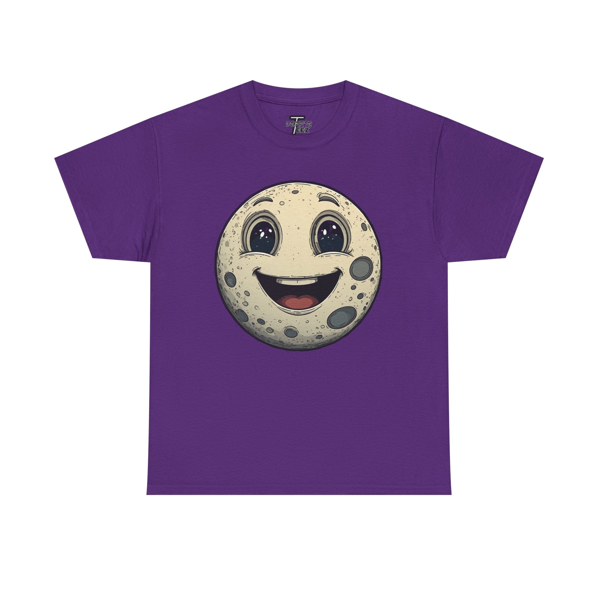 Happy Moonface T-Shirt — Cute Vintage Moon