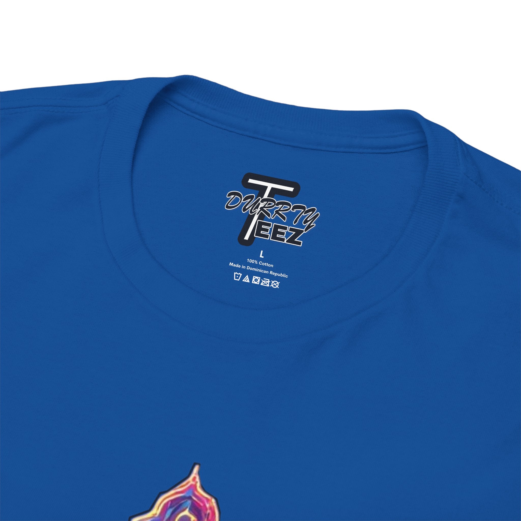 "Self Sacrifice" Neon Christian Cross Graphic Tee