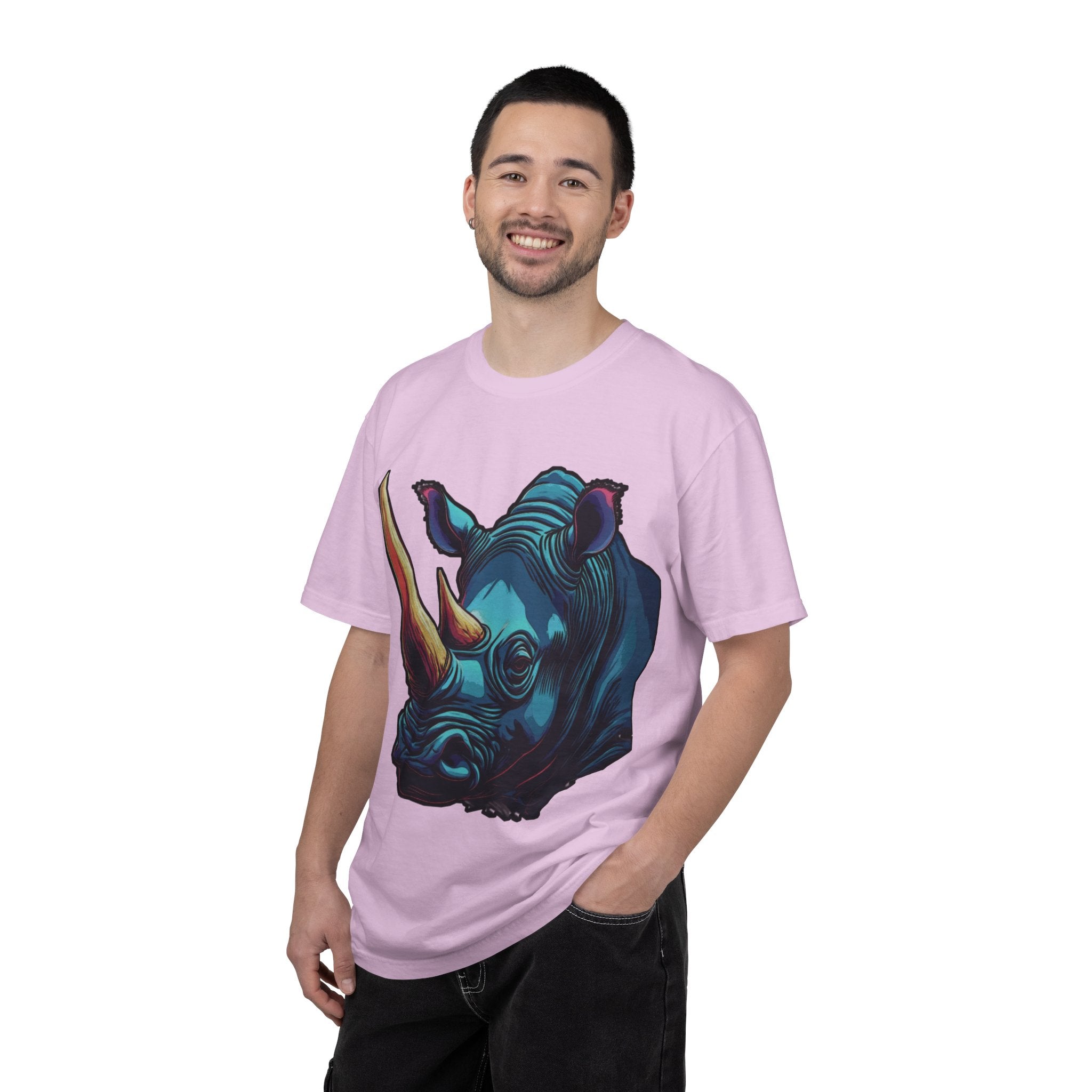 "Rhino Head" Graphic T-Shirt — Bold Animal