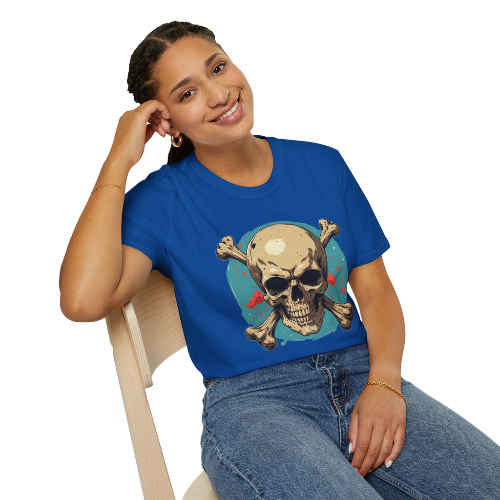 "Skull & Crossbones" Retro Pirate Skull Graphic Tee