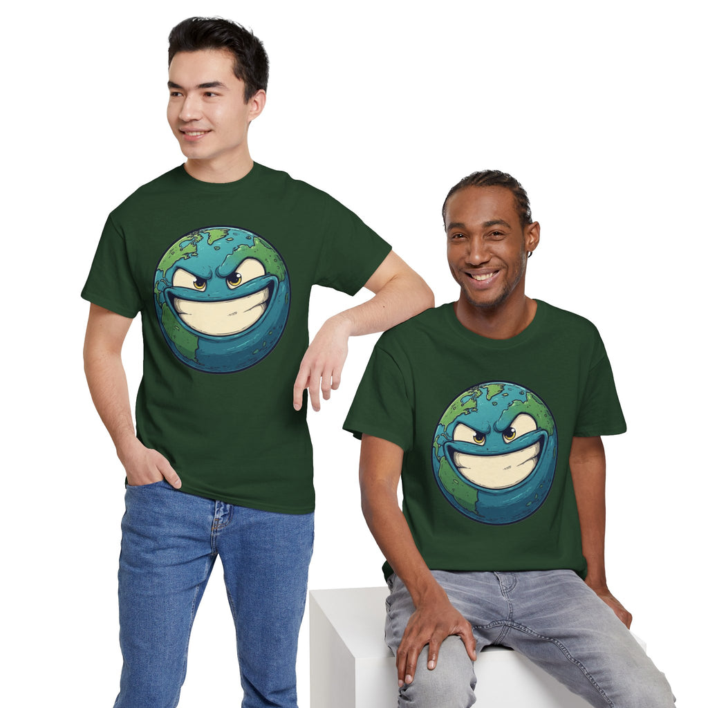 "Smirking Earth" Graphic Tee