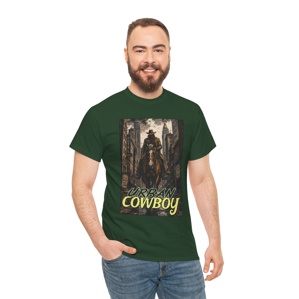 "Urban Cowboy" Retro City Cowboy Graphic Tee