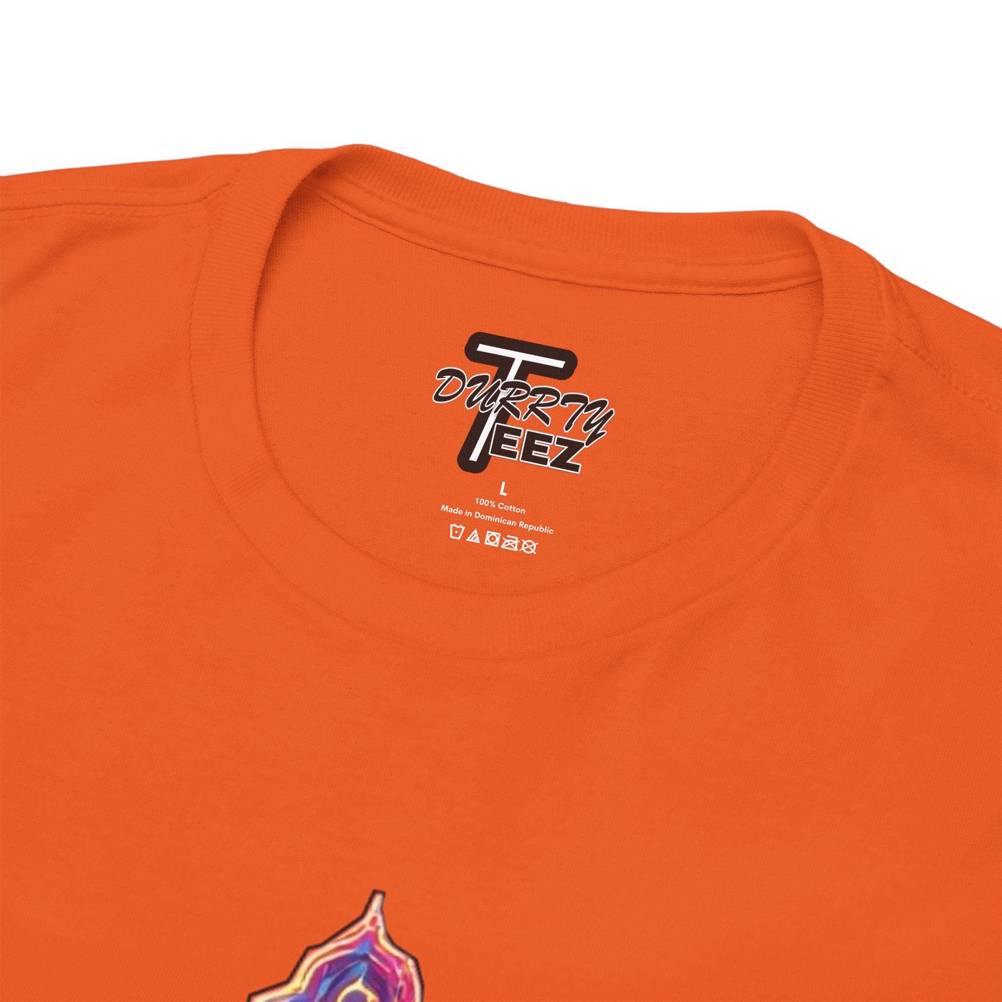 "Self Sacrifice" Neon Christian Cross Graphic Tee