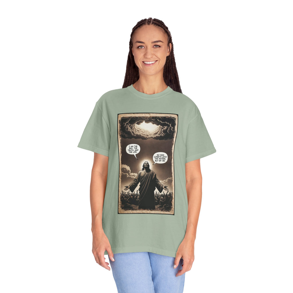 Jesus Comic Panel "I Am The Way" Graphic Tee