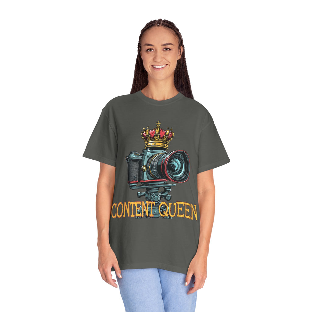 "Content Queen" Camera Graphic Tee