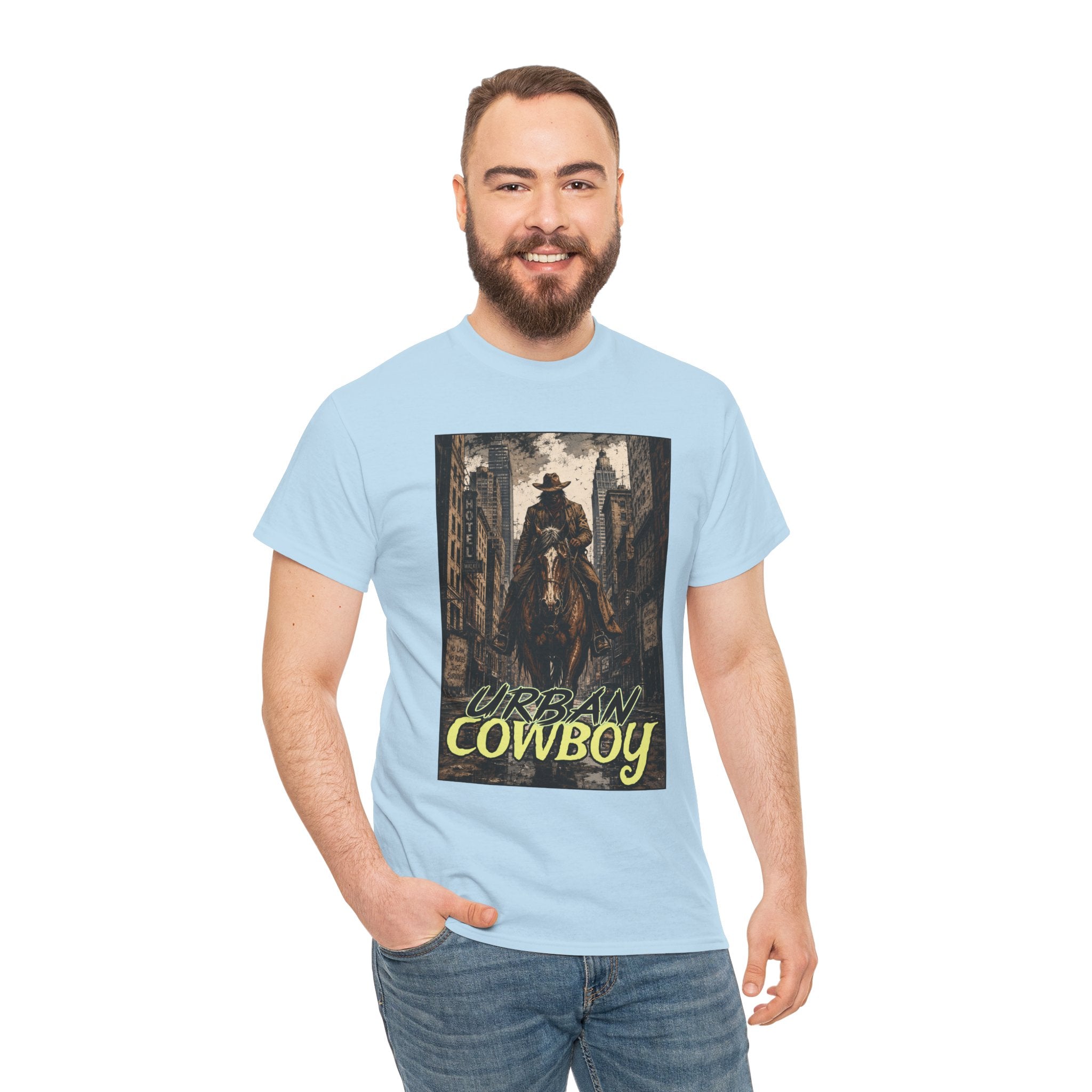"Urban Cowboy" Retro City Cowboy Graphic Tee