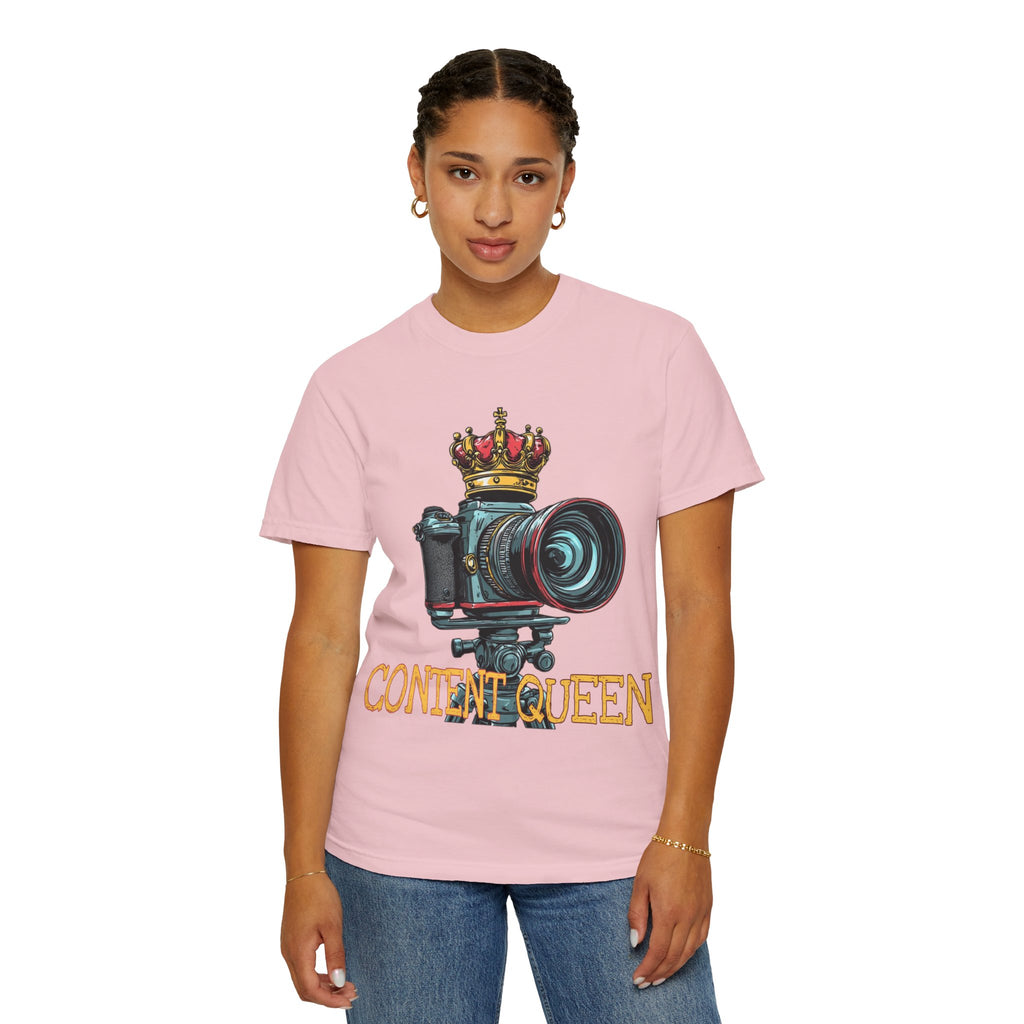 "Content Queen" Camera Graphic Tee