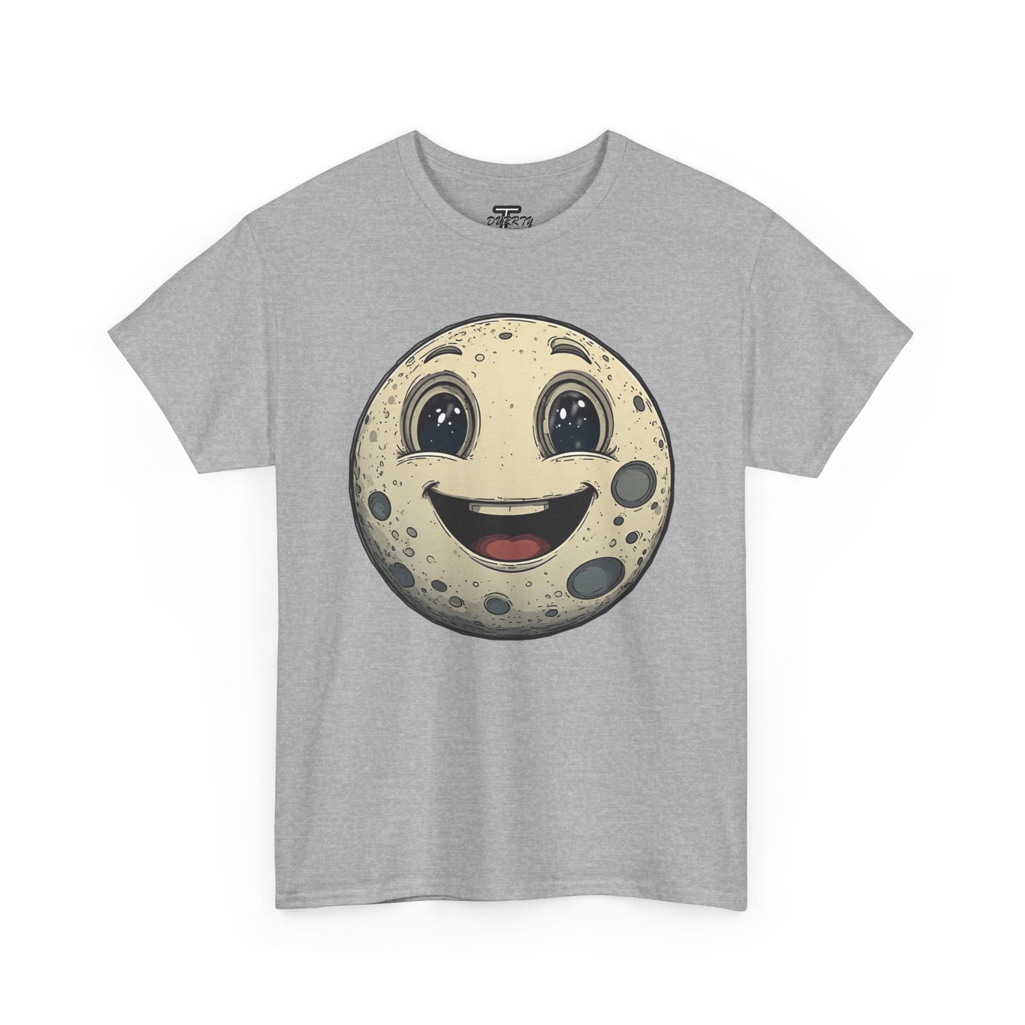 Happy Moonface T-Shirt — Cute Vintage Moon