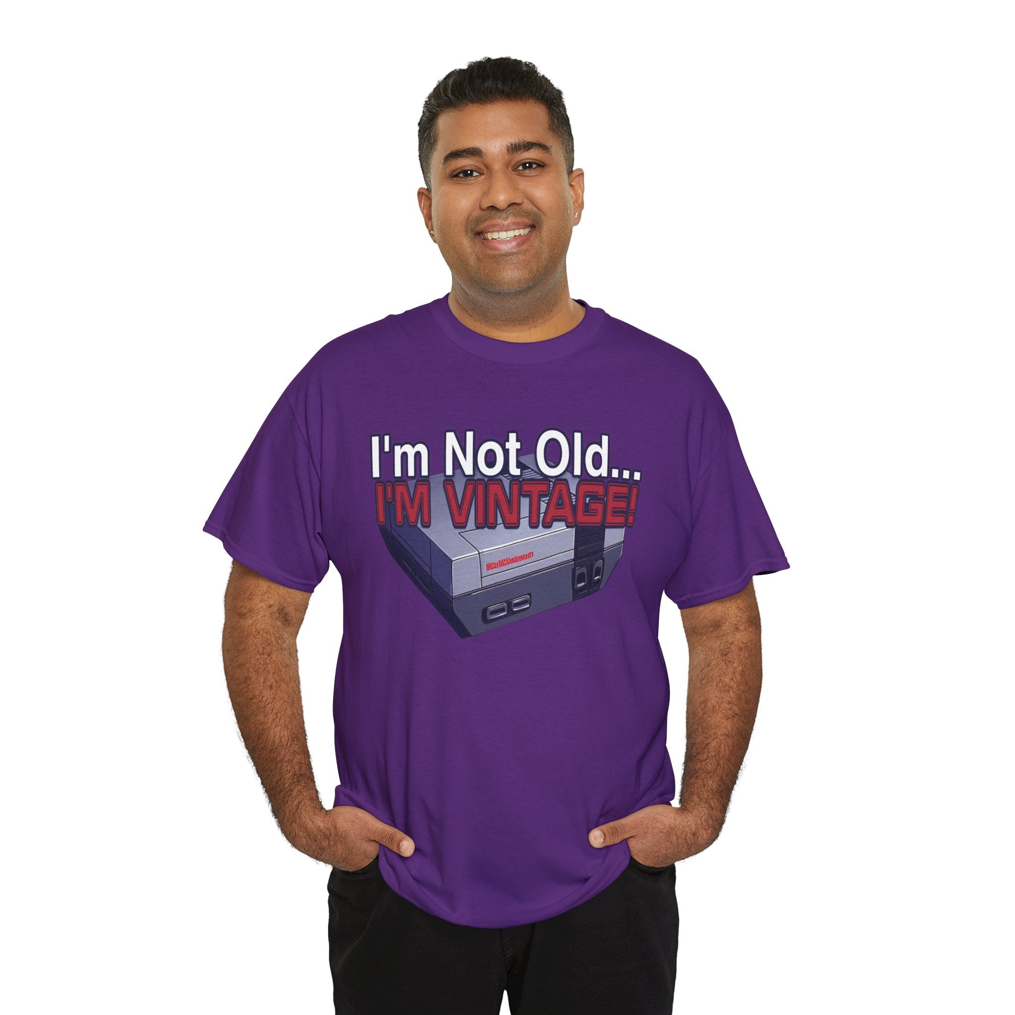 "I'm Not Old... I'm Vintage" Retro Gaming T-Shirt