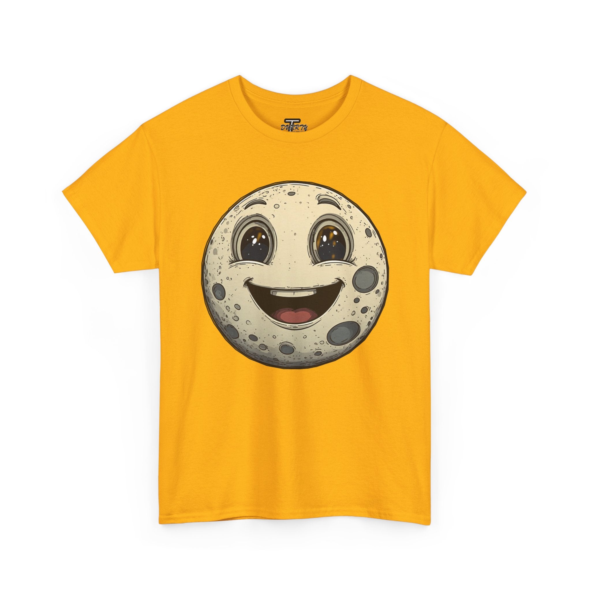 Happy Moonface T-Shirt — Cute Vintage Moon
