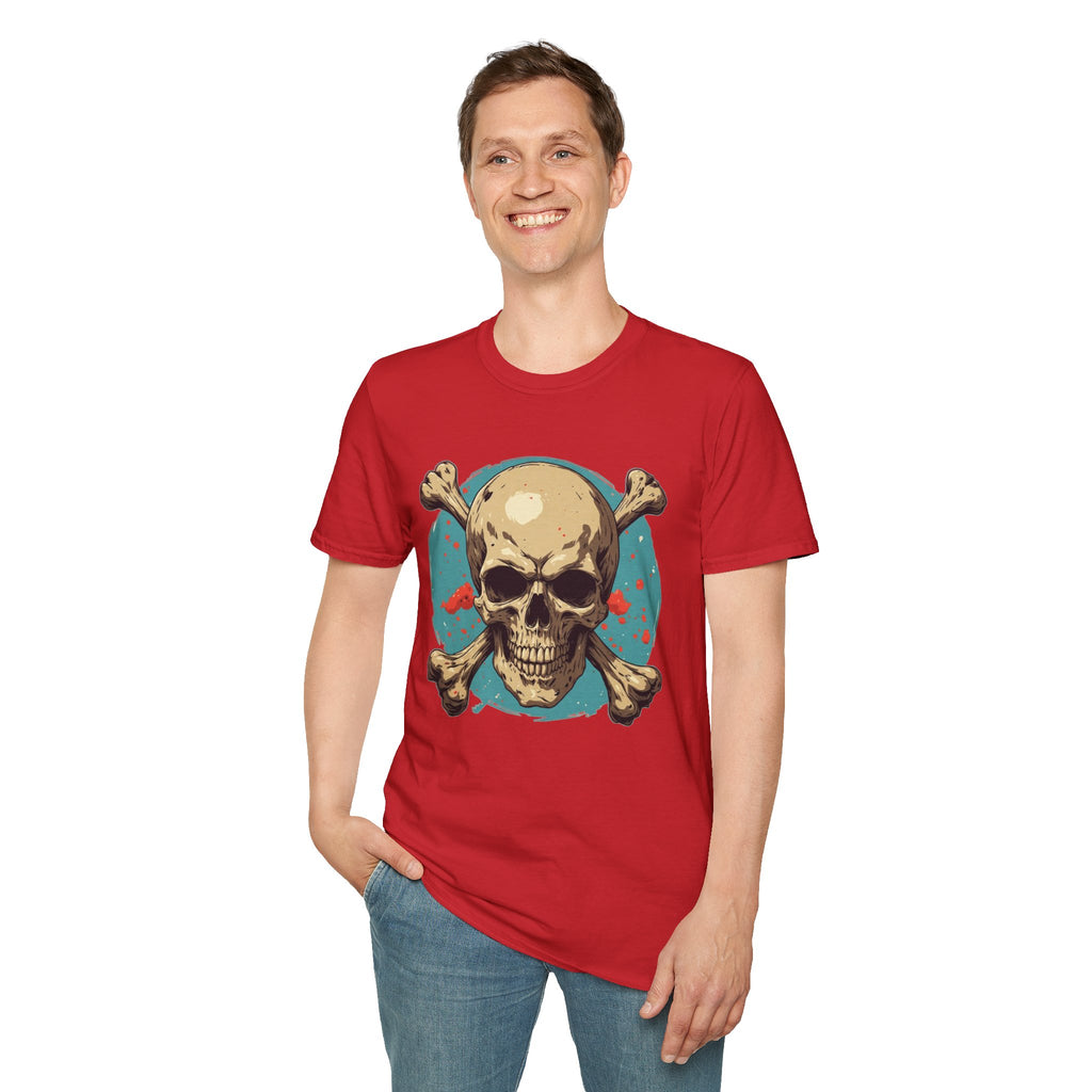 "Skull & Crossbones" Retro Pirate Skull Graphic Tee