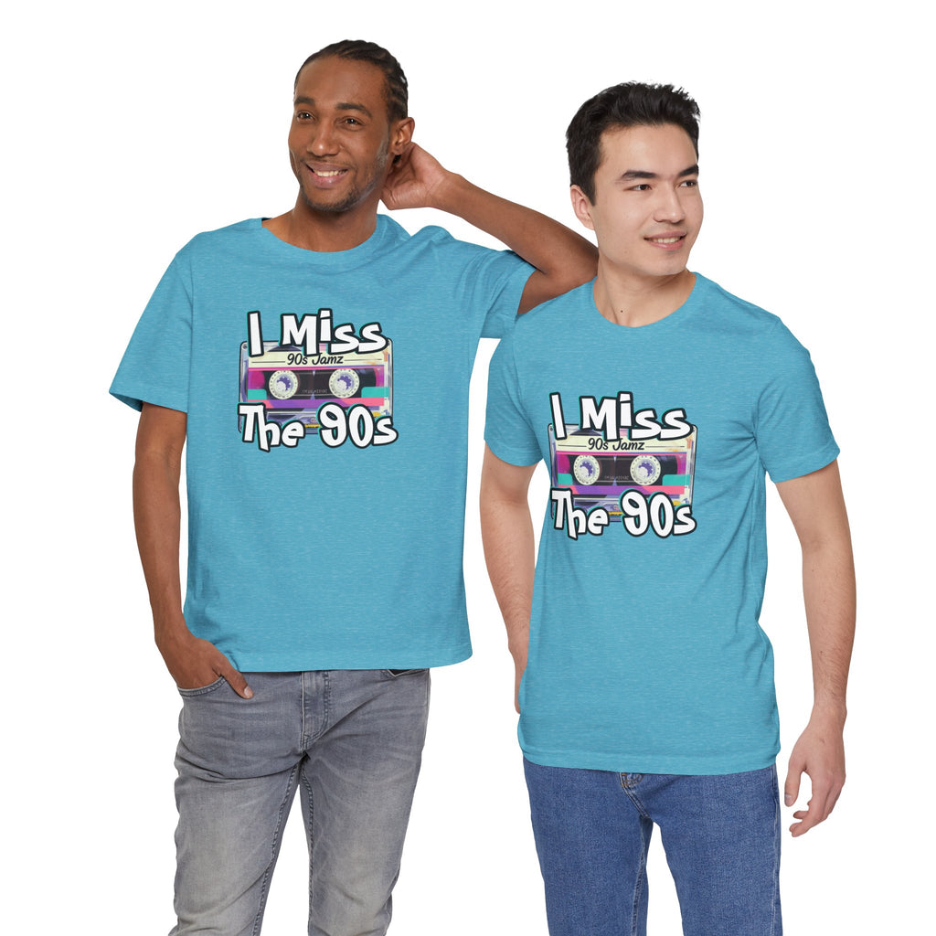 "I Miss The 90s" Retro Cassette Nostalgia Graphic Tee