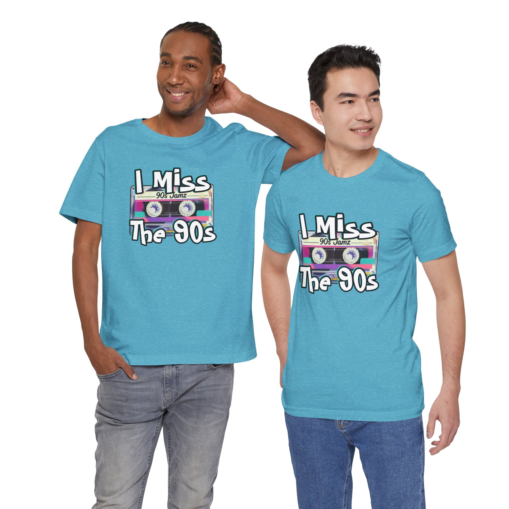 "I Miss The 90s" Retro Cassette Nostalgia Graphic Tee