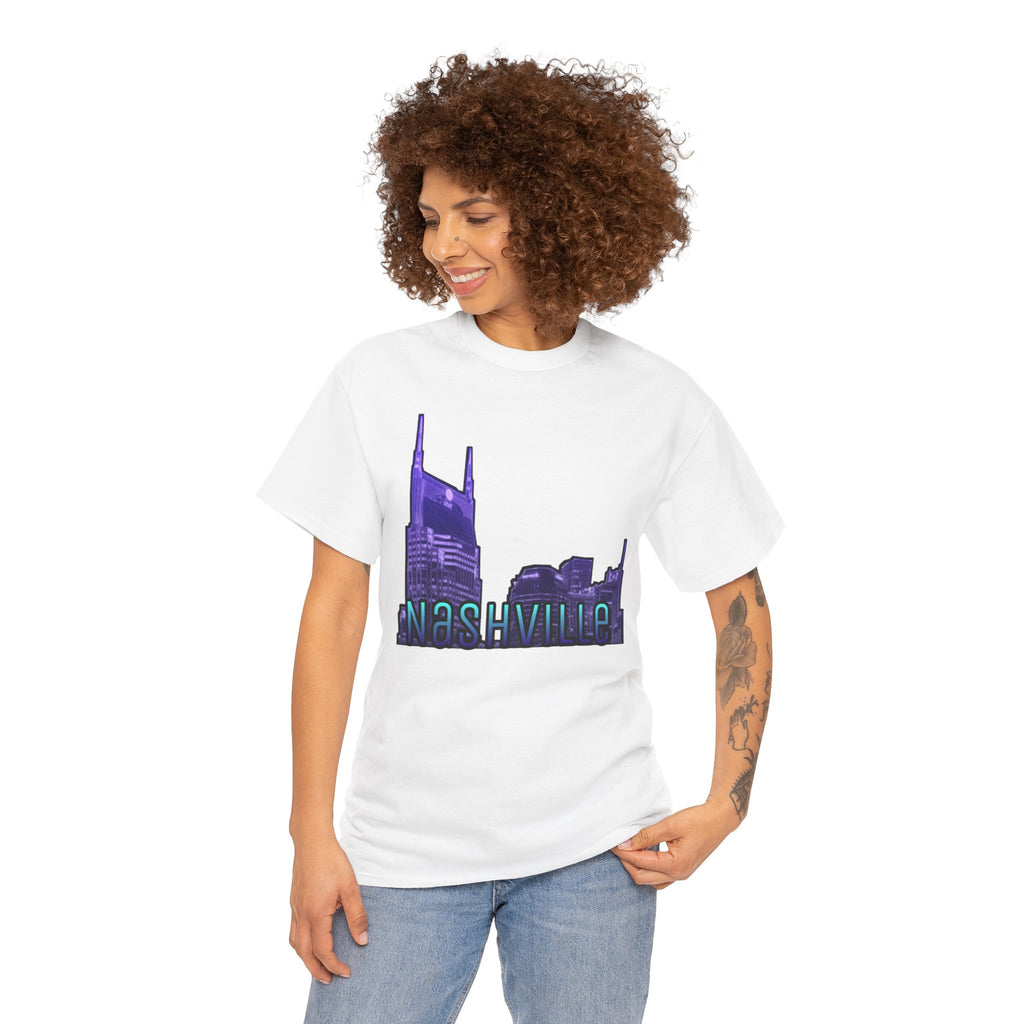 "Nashville Skyline" - Nashville Tennessee Graphic Tee